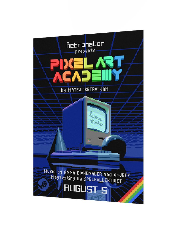 Pixel Art Academy: Learn Mode Launch Poster product image (4)