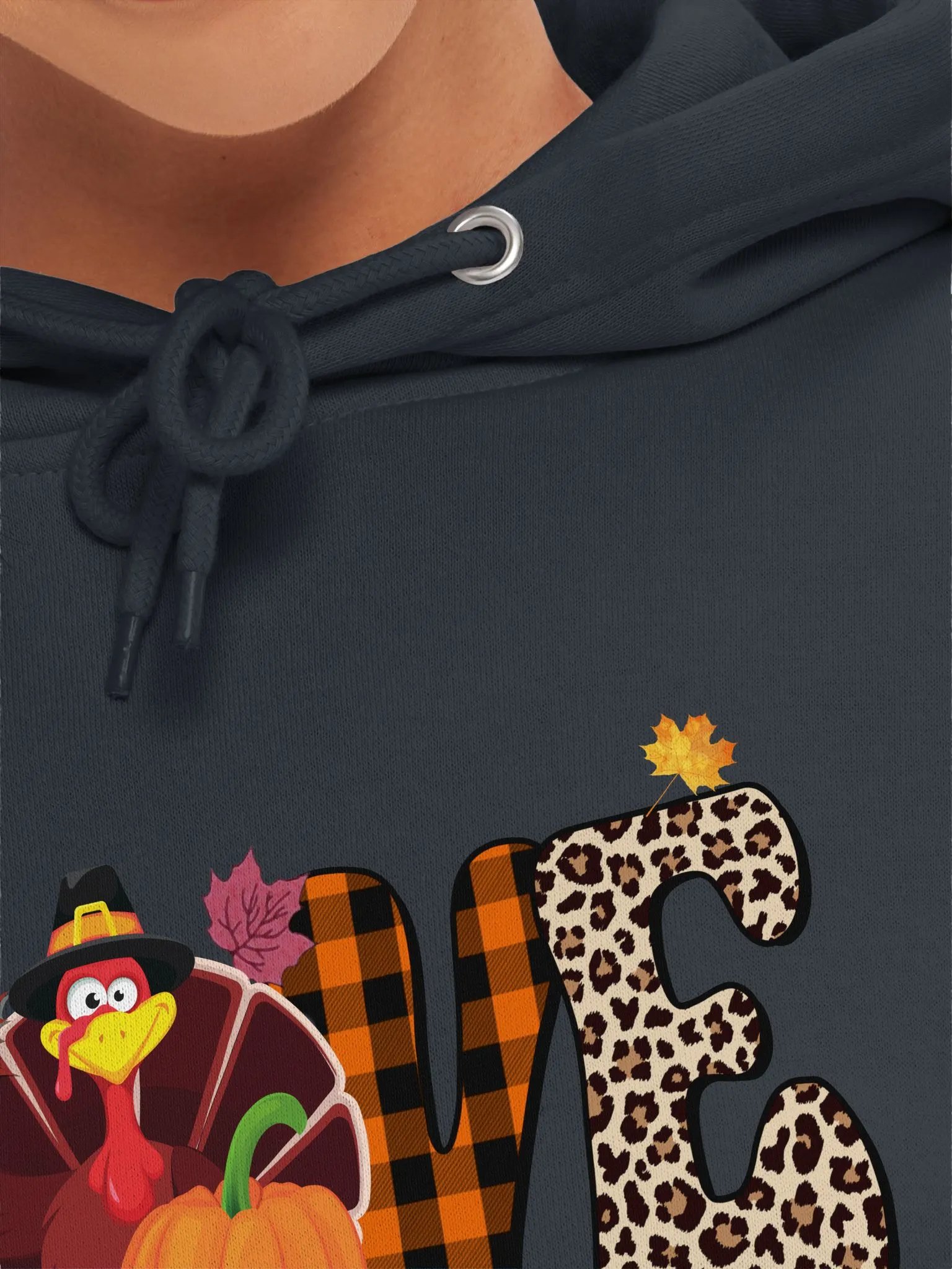 Love Fall Y'all Turkey Pumpkin Hoodie product image (23)