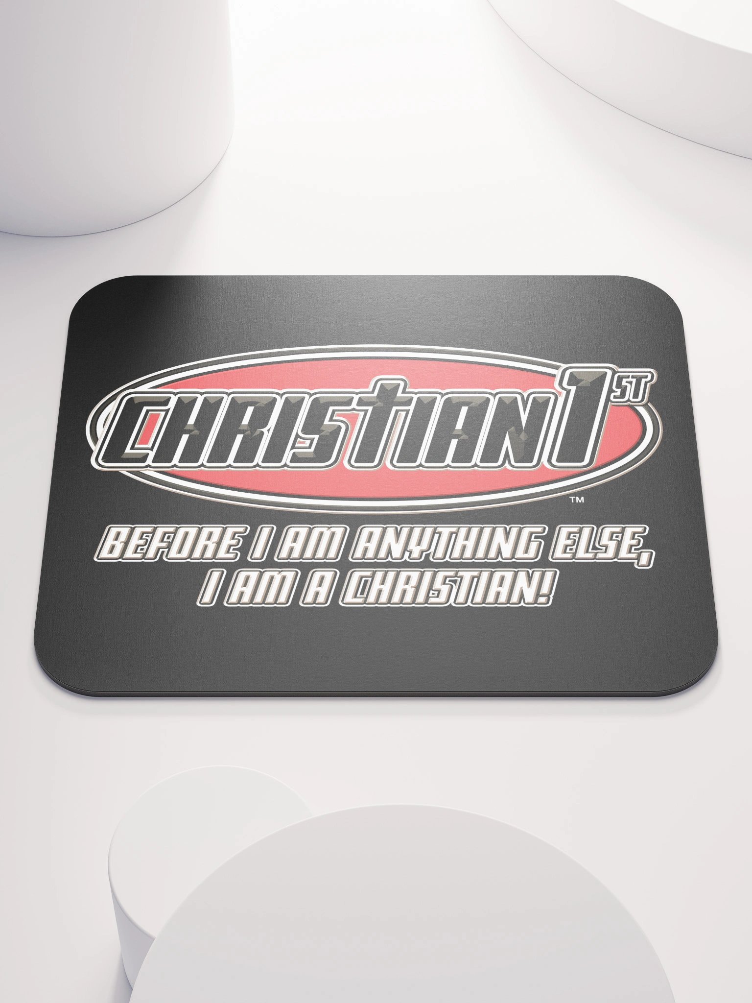 Christian 1st, Blk Mouse Pad BV product image (1)