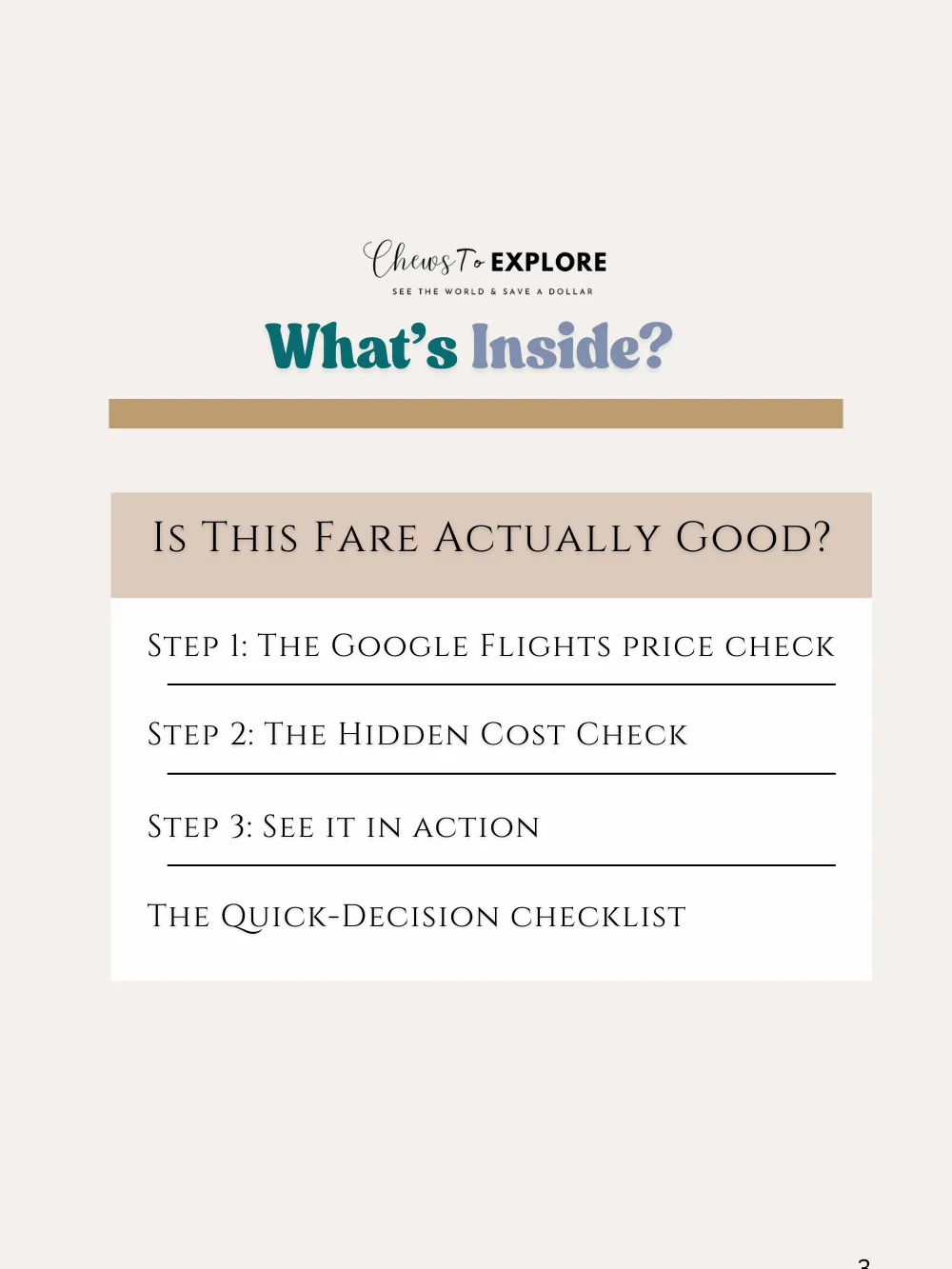 Is This Fare Actually Good? product image (2)