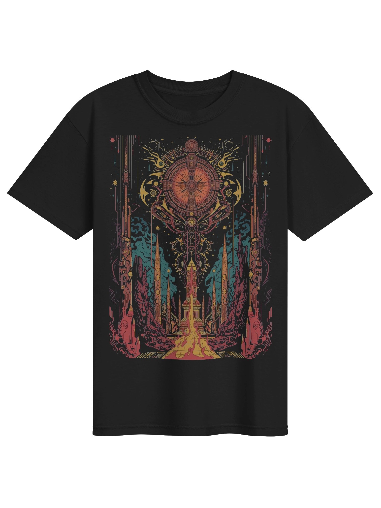 Cosmic Symmetry Heavyweight T-Shirt product image (1)