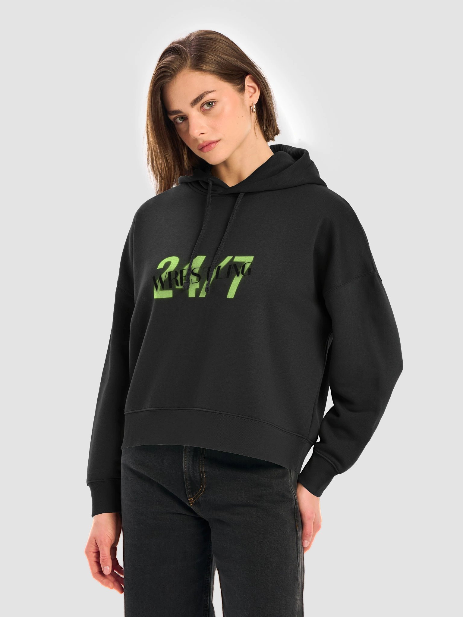 Wrestling 247 Neon Graphic Hoodie product image (22)