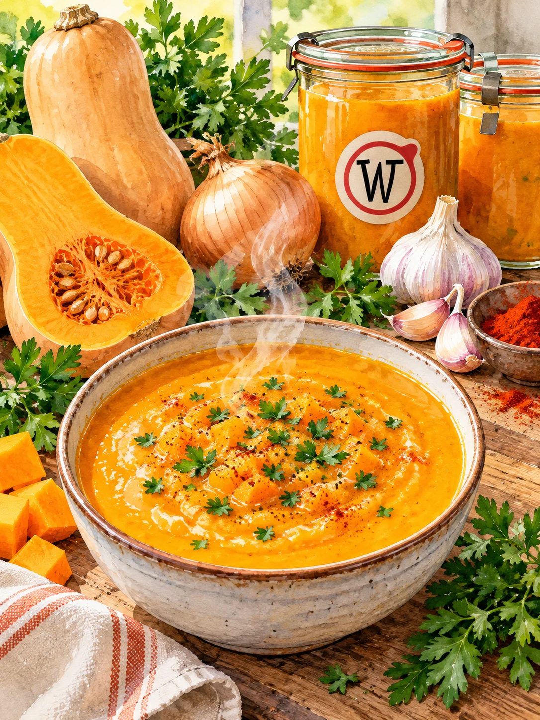 Weckipedia Canning Recipe 00001 - Pumpkin Soup product image (1)
