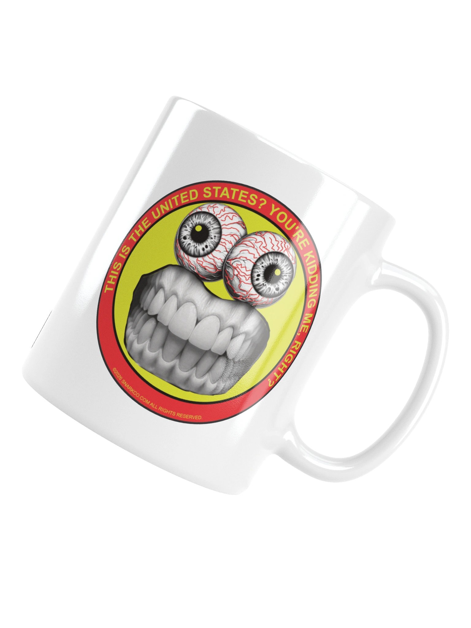 Funny Frazzle Face Mug Says: This is the United States? You're Kidding Me Right? product image (5)