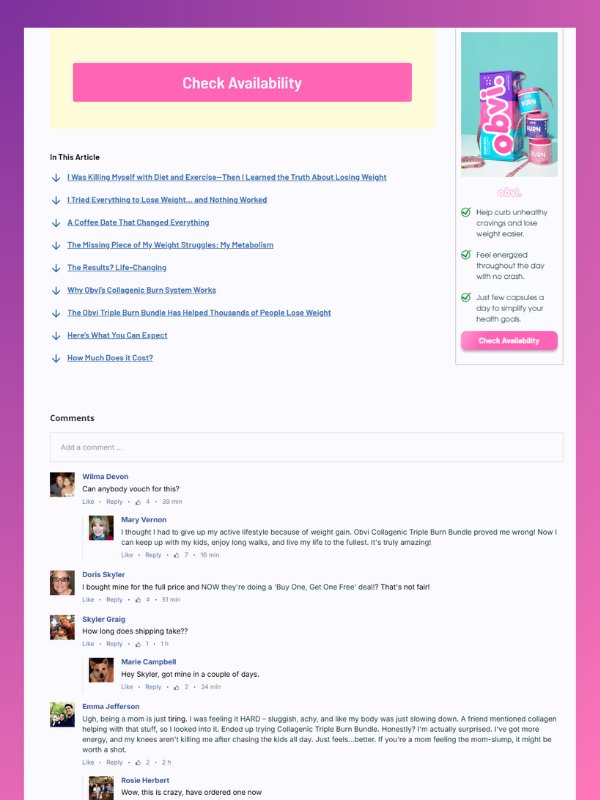 SlimStory Elite – Advertorial Weight Loss Template product image (12)