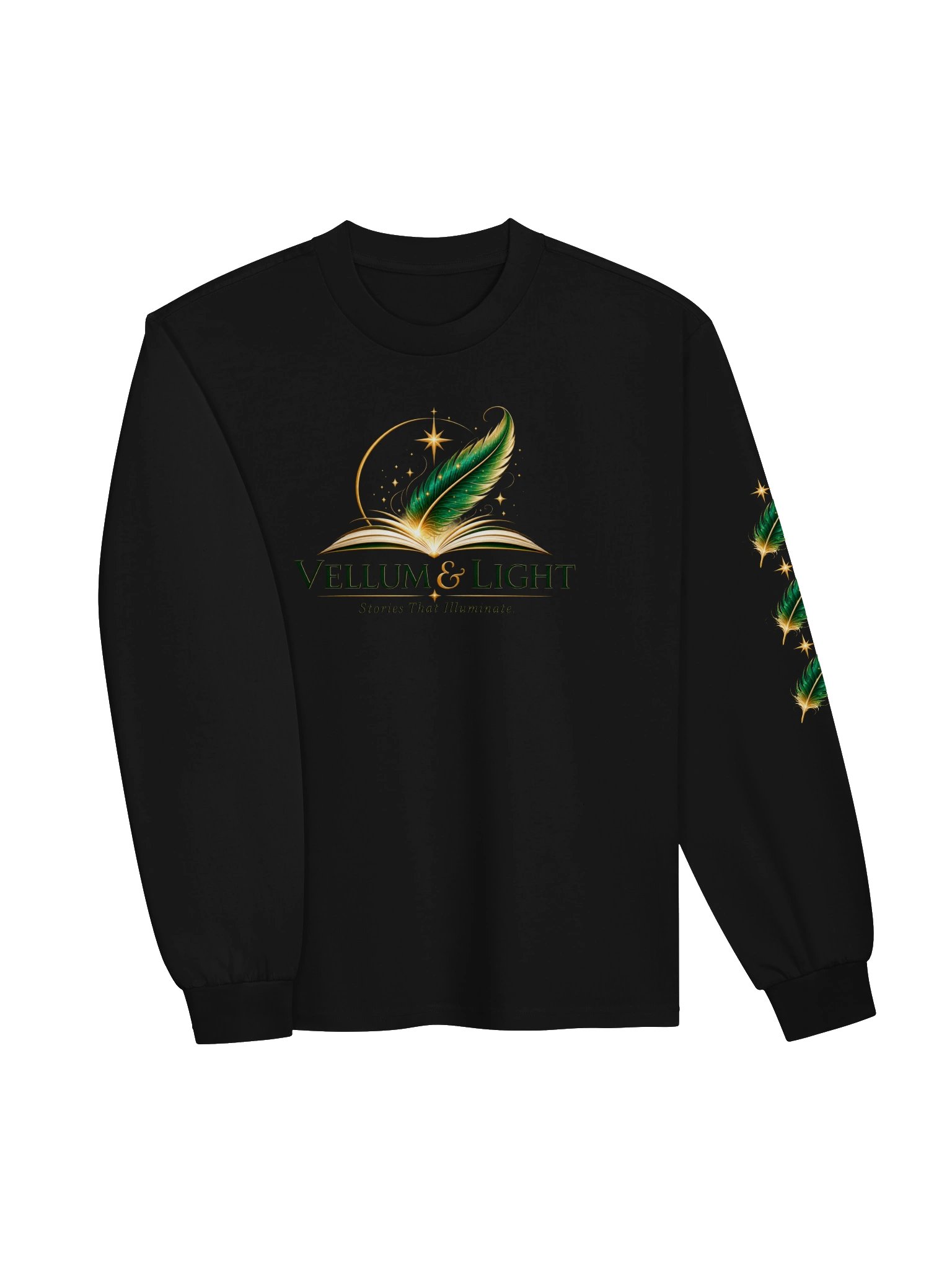 Vellum & Light Literary Logo Long Sleeve product image (6)