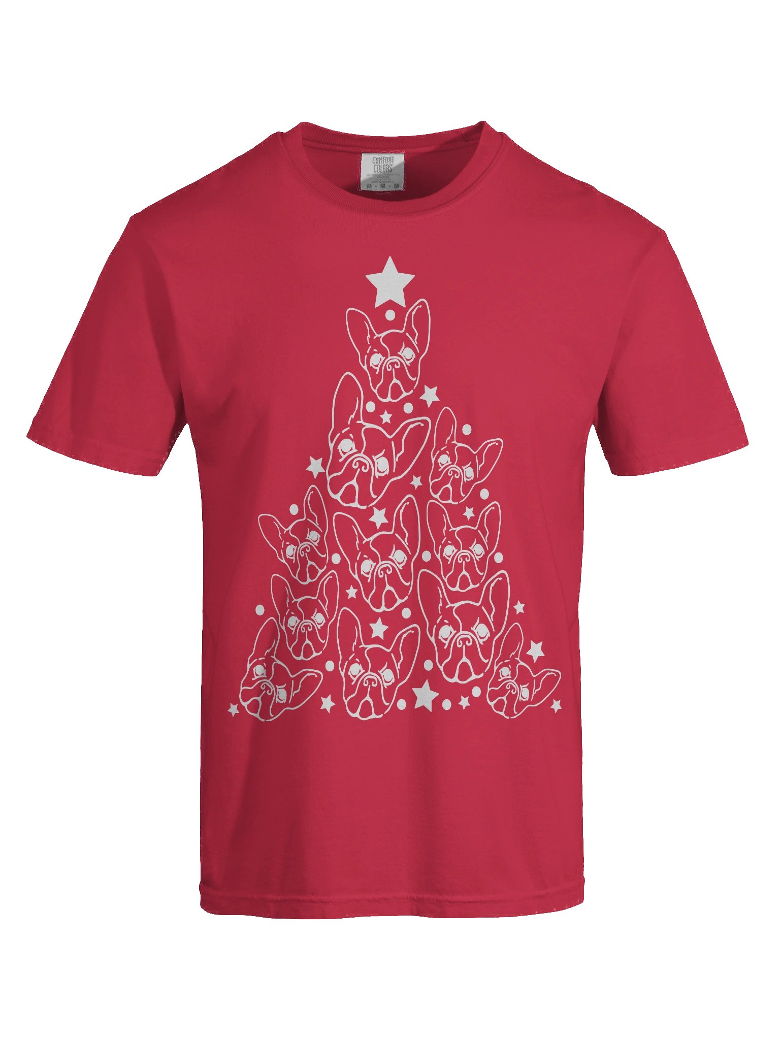 French Bulldog Christmas Tree T-Shirt product image (9)