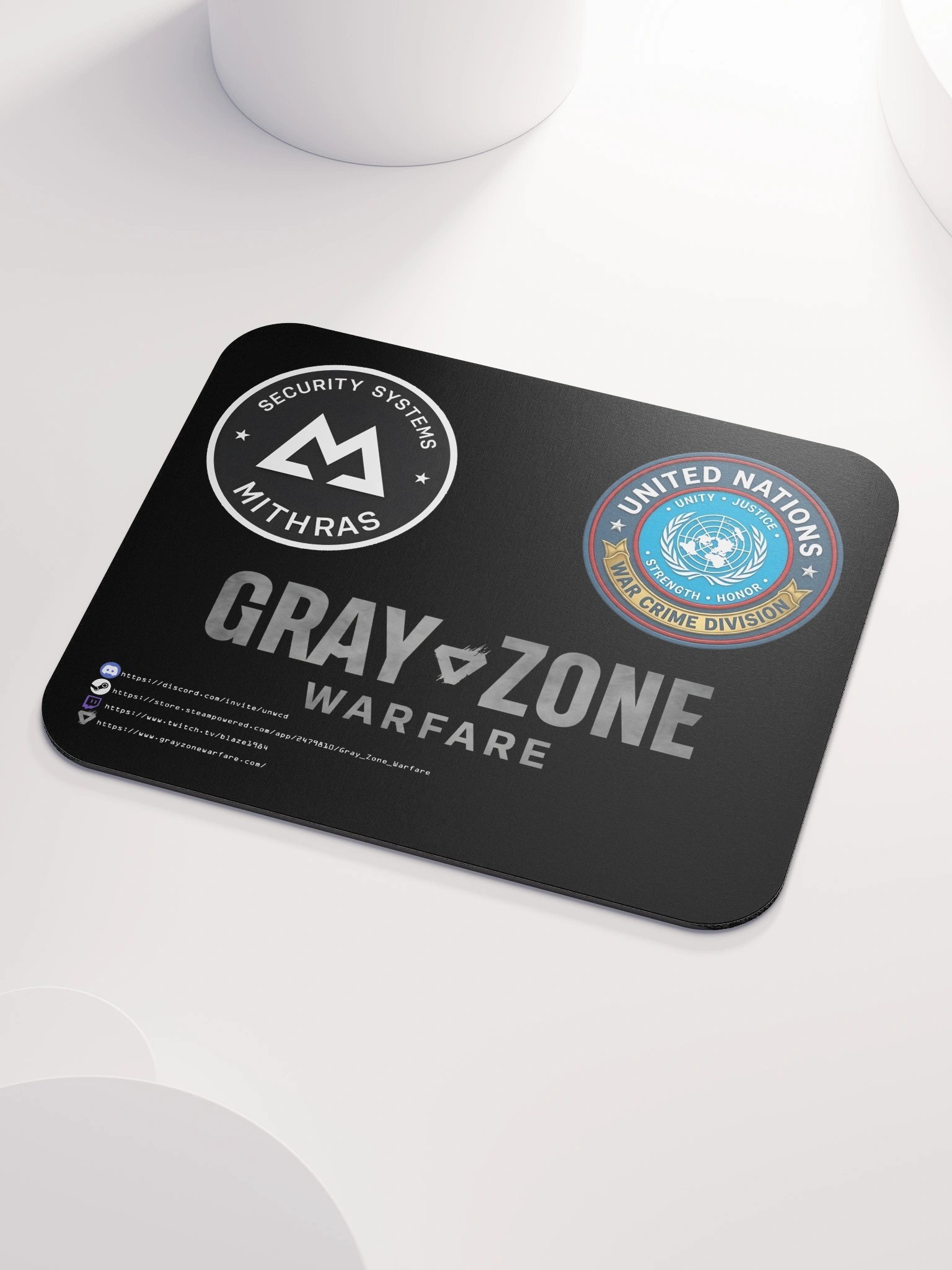 UNWCD/MSS Mouse Pad - Black product image (3)