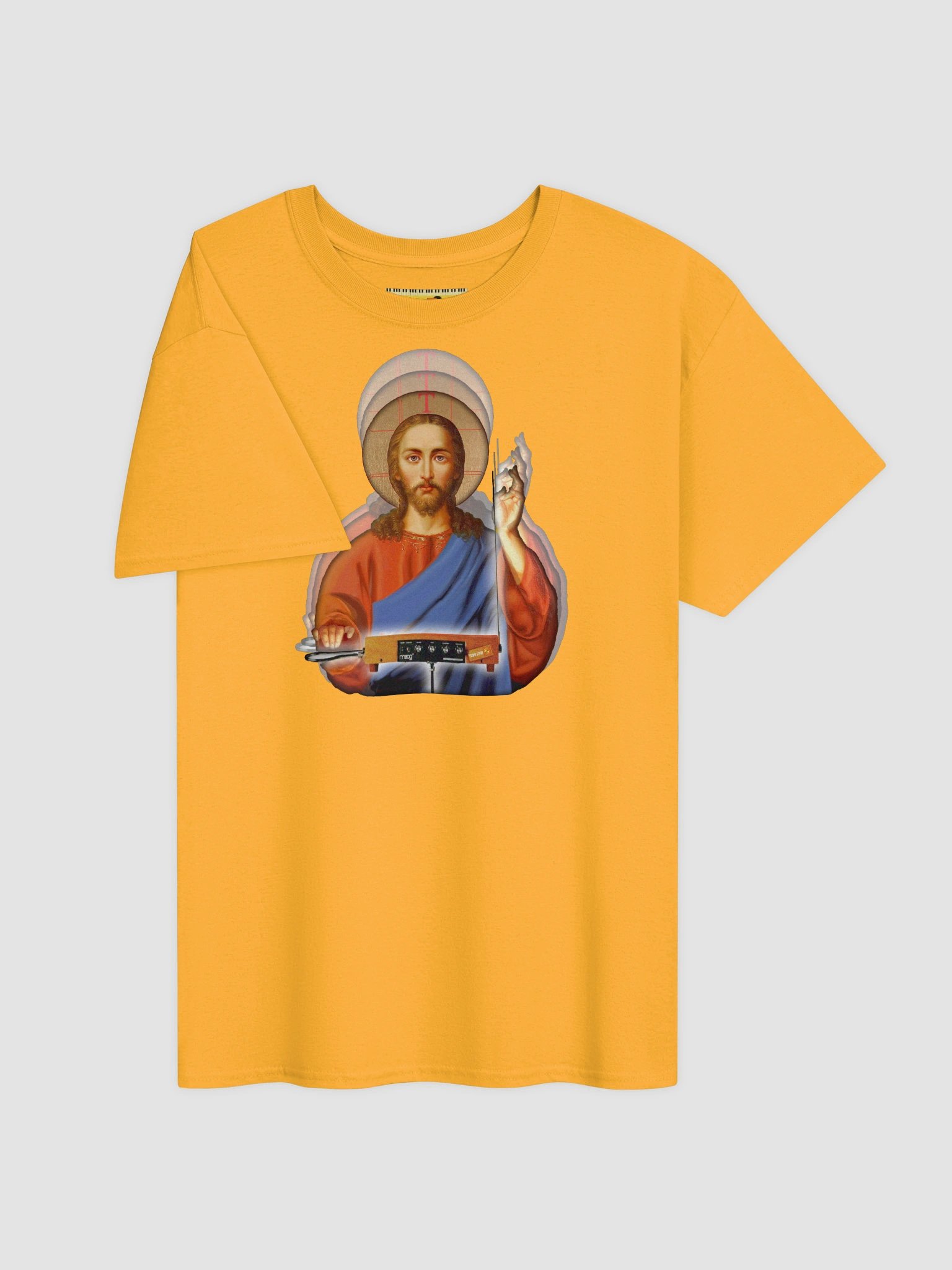 The Holy Theremin by Frank Fonik, Techno EDM Unisex t-shirt product image (4)
