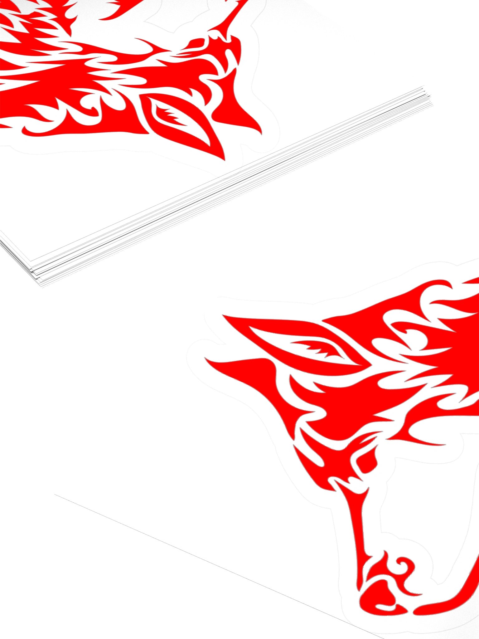 Kefsaus Wolf Kiss Cut Sticker product image (11)