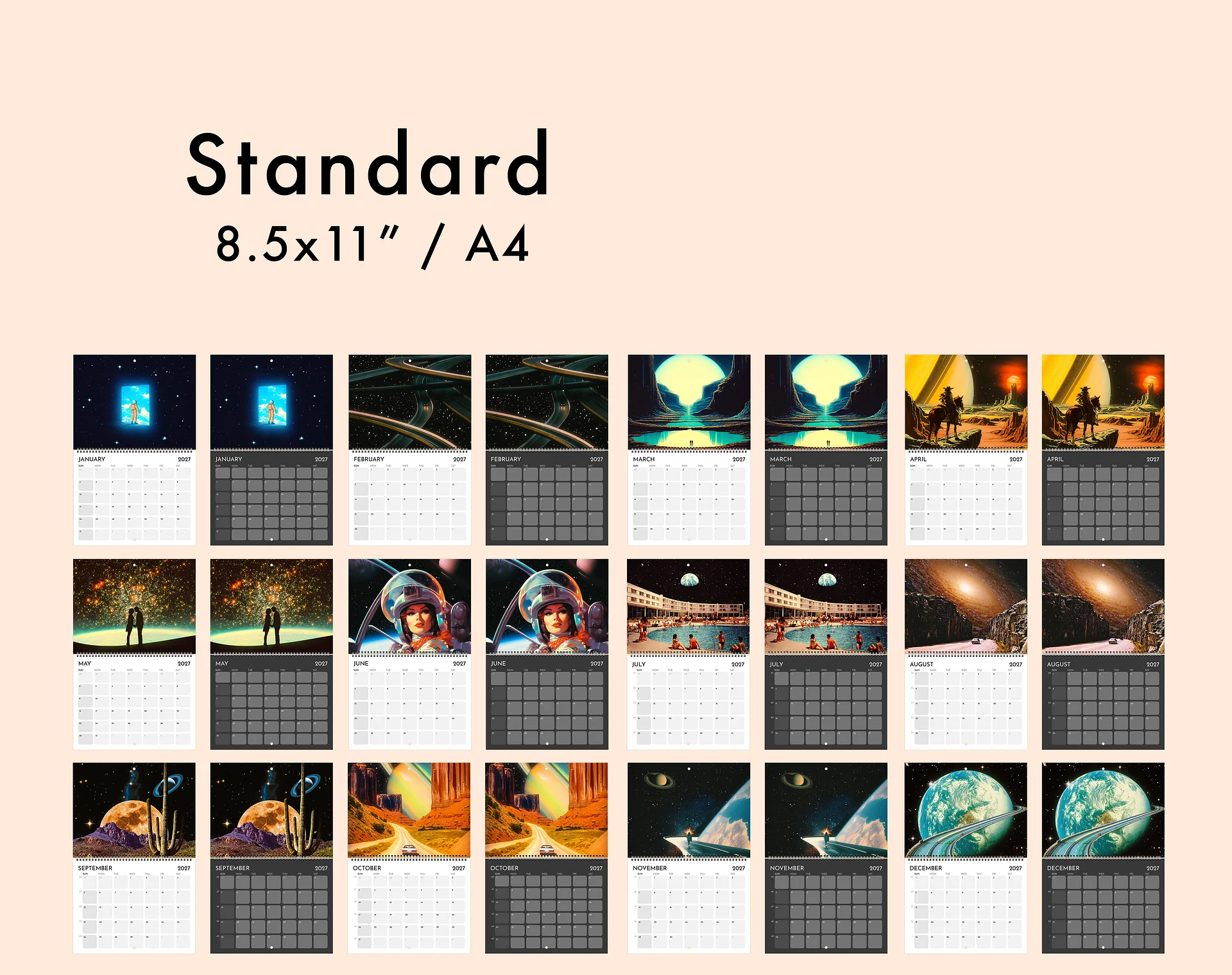 Space Escape 2027 Calendar product image (3)