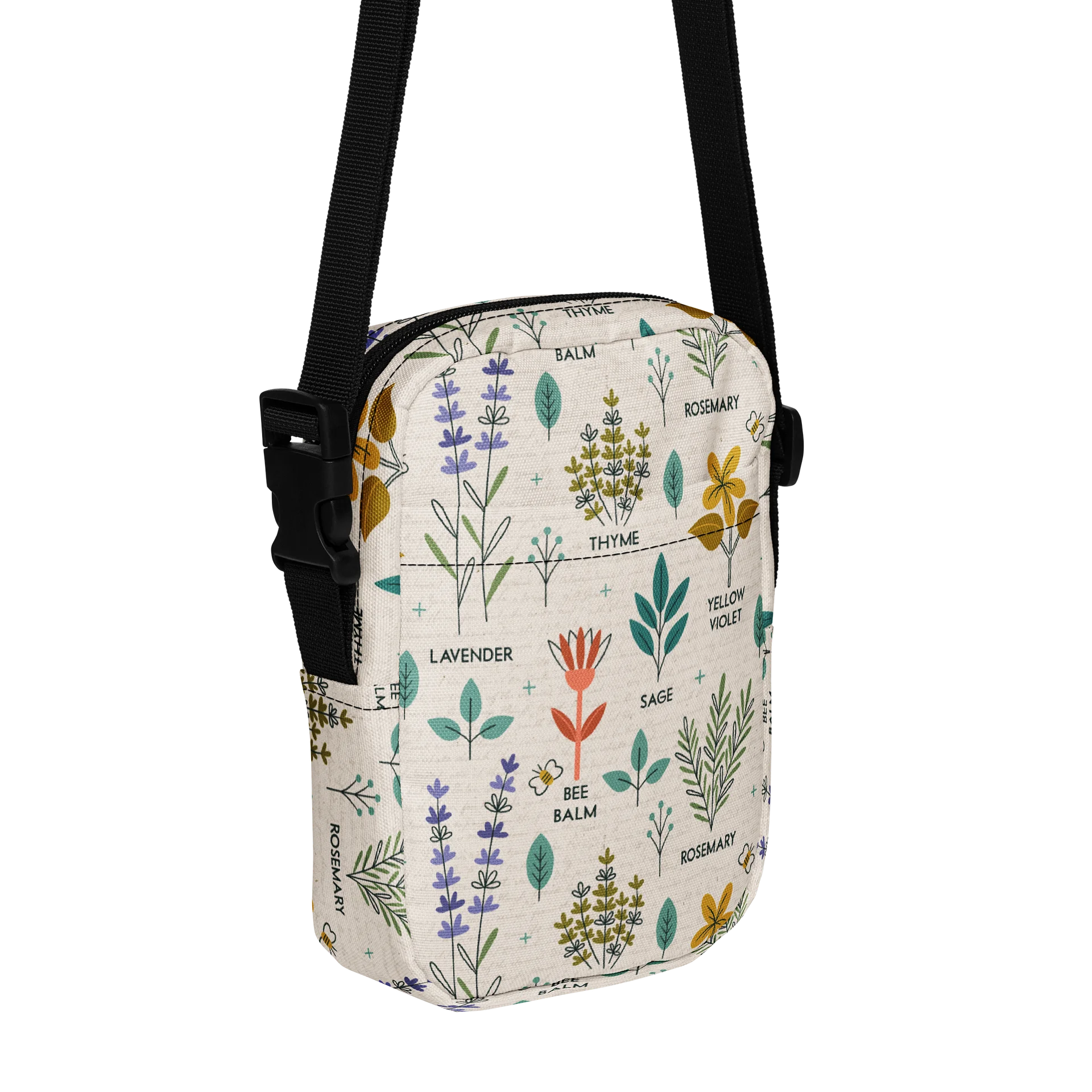 Retro Herbarium Botanicals All-Over Crossbody Bag product image (1)