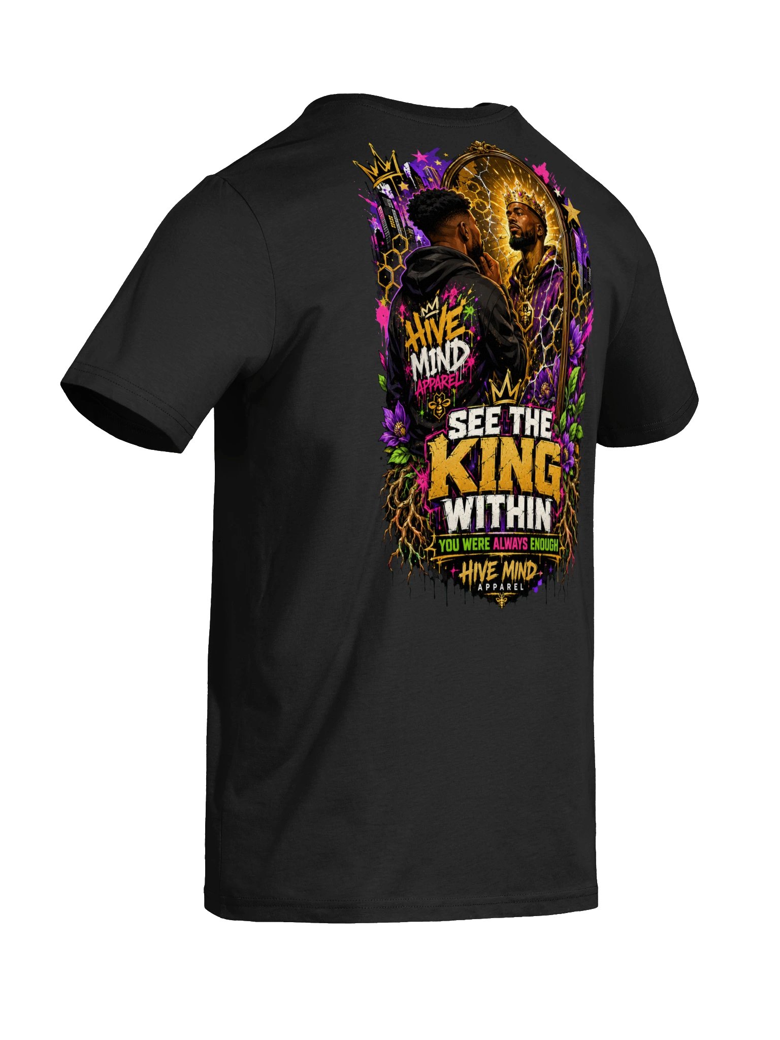 Hive Mind Apparel Crown Logo Tee product image (10)