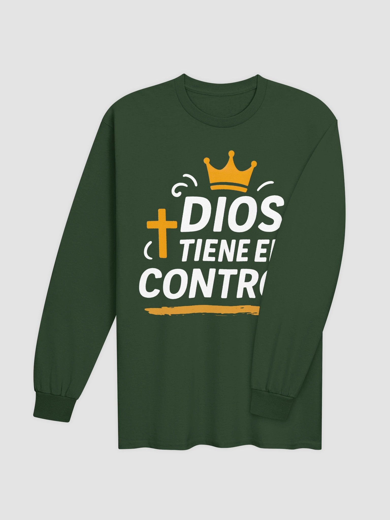 Camiseta Unisex Manga Larga | Dios tiene el control product image (4)