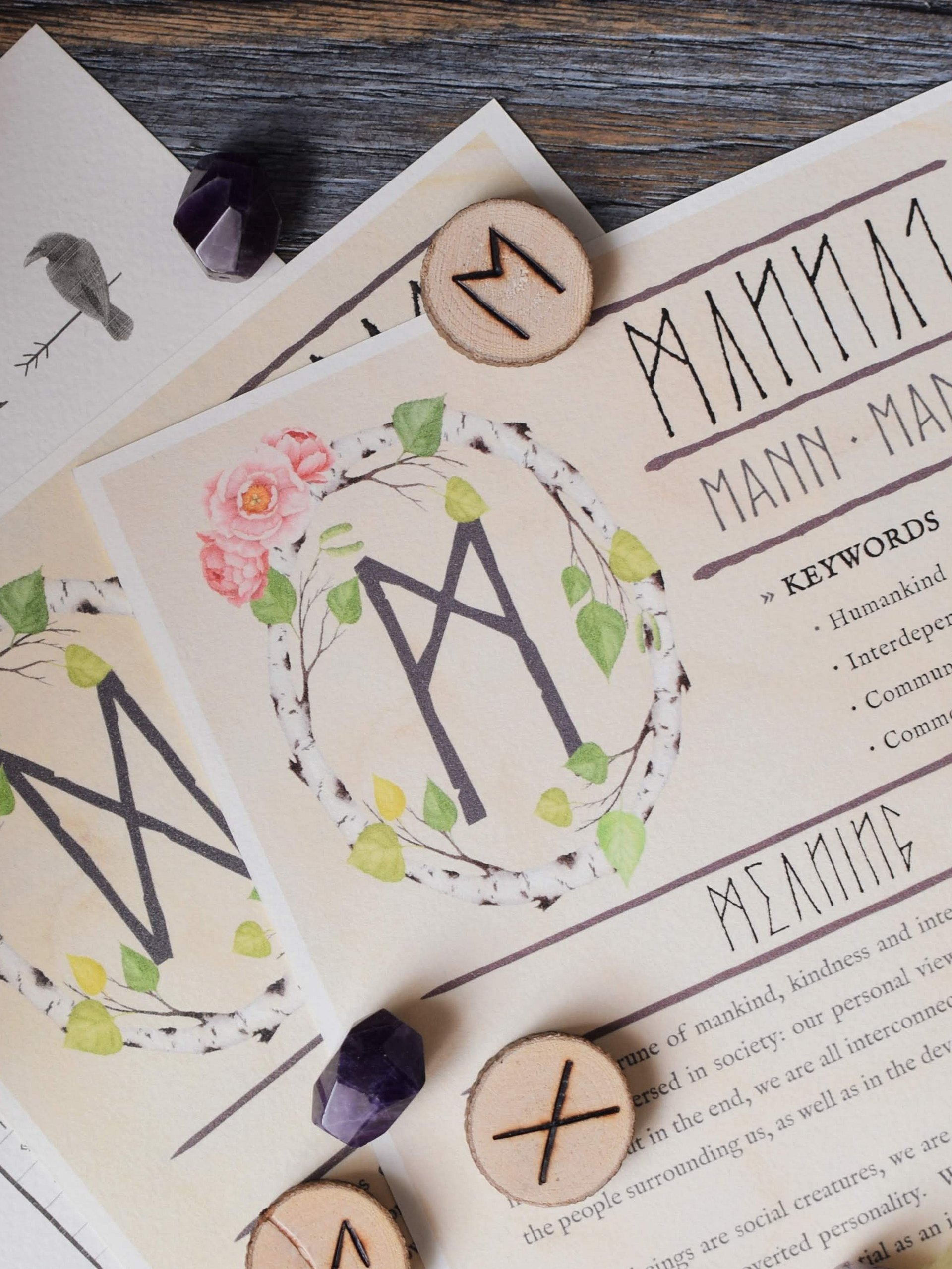 Digital Elder Futhark Rune Meanings Guide product image (3)