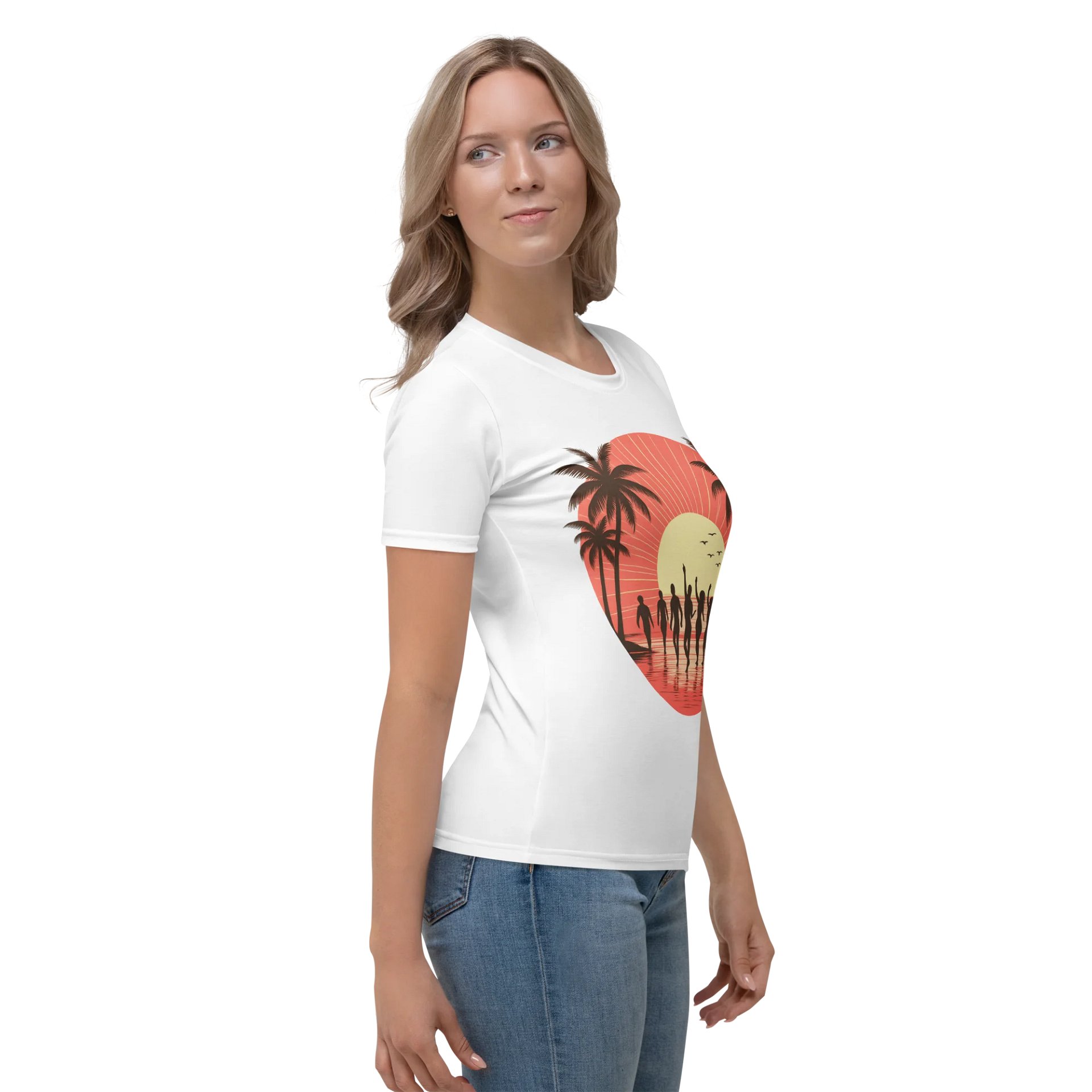 Tropical Dance Club – Retro Sunset Tee product image (4)