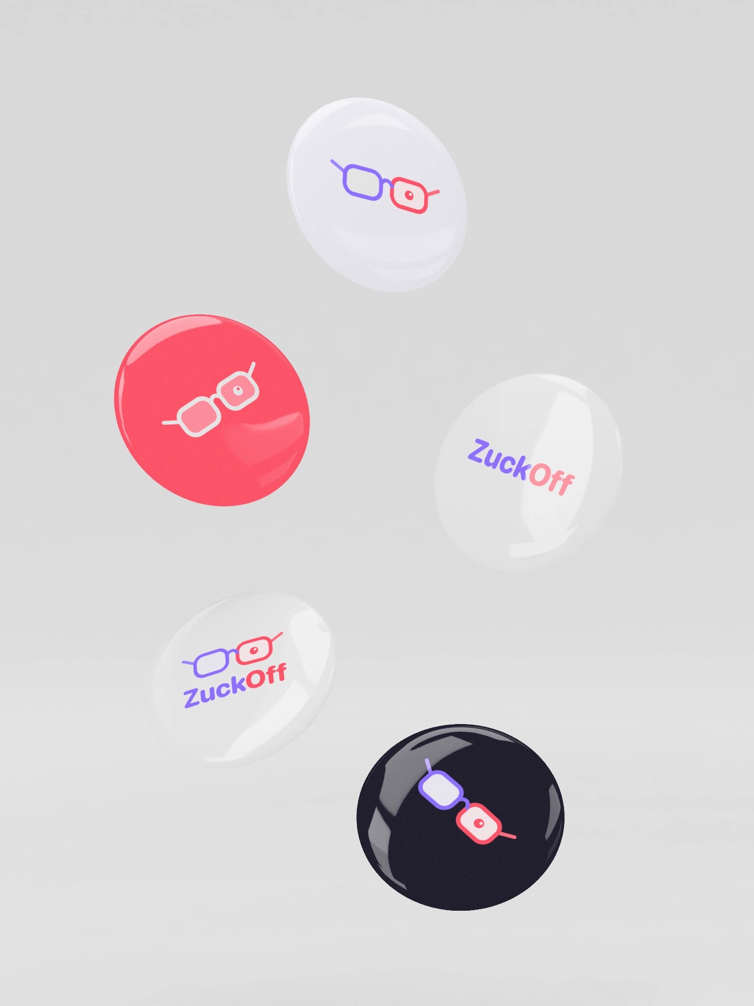 ZuckOff Pin Button Set product image (6)