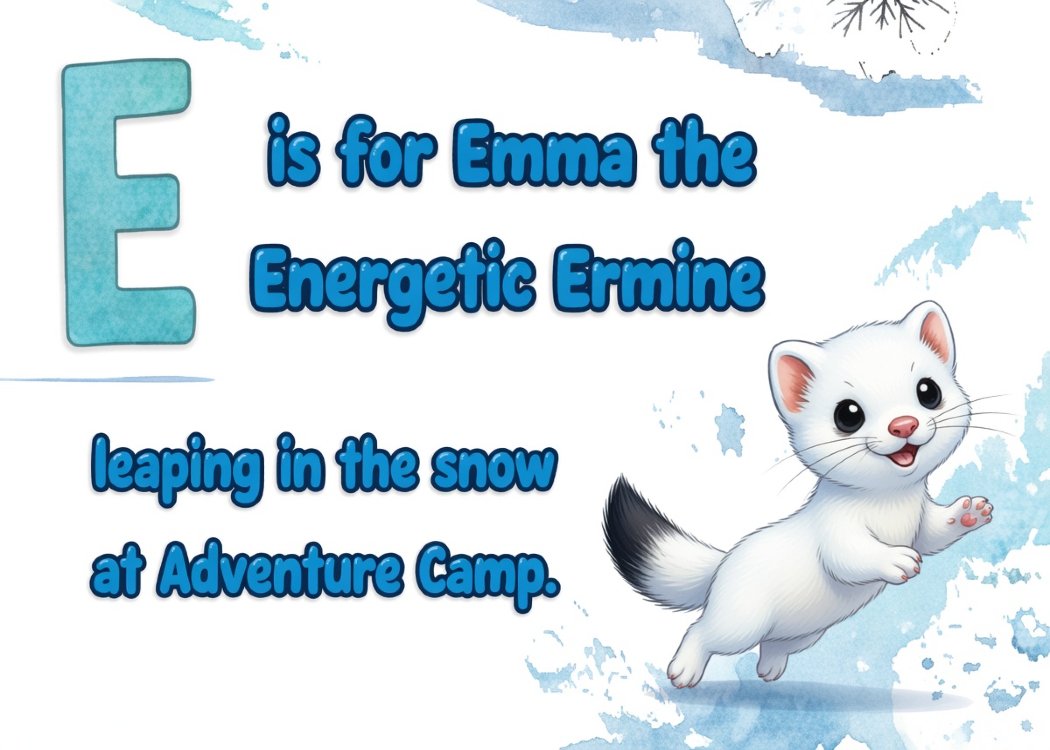 Adventure Cubs A–Z Animal Flash Cards | Fun & Educational Learning Set for Kids Ages 3–8 | Printable Homeschool Resource product image (6)
