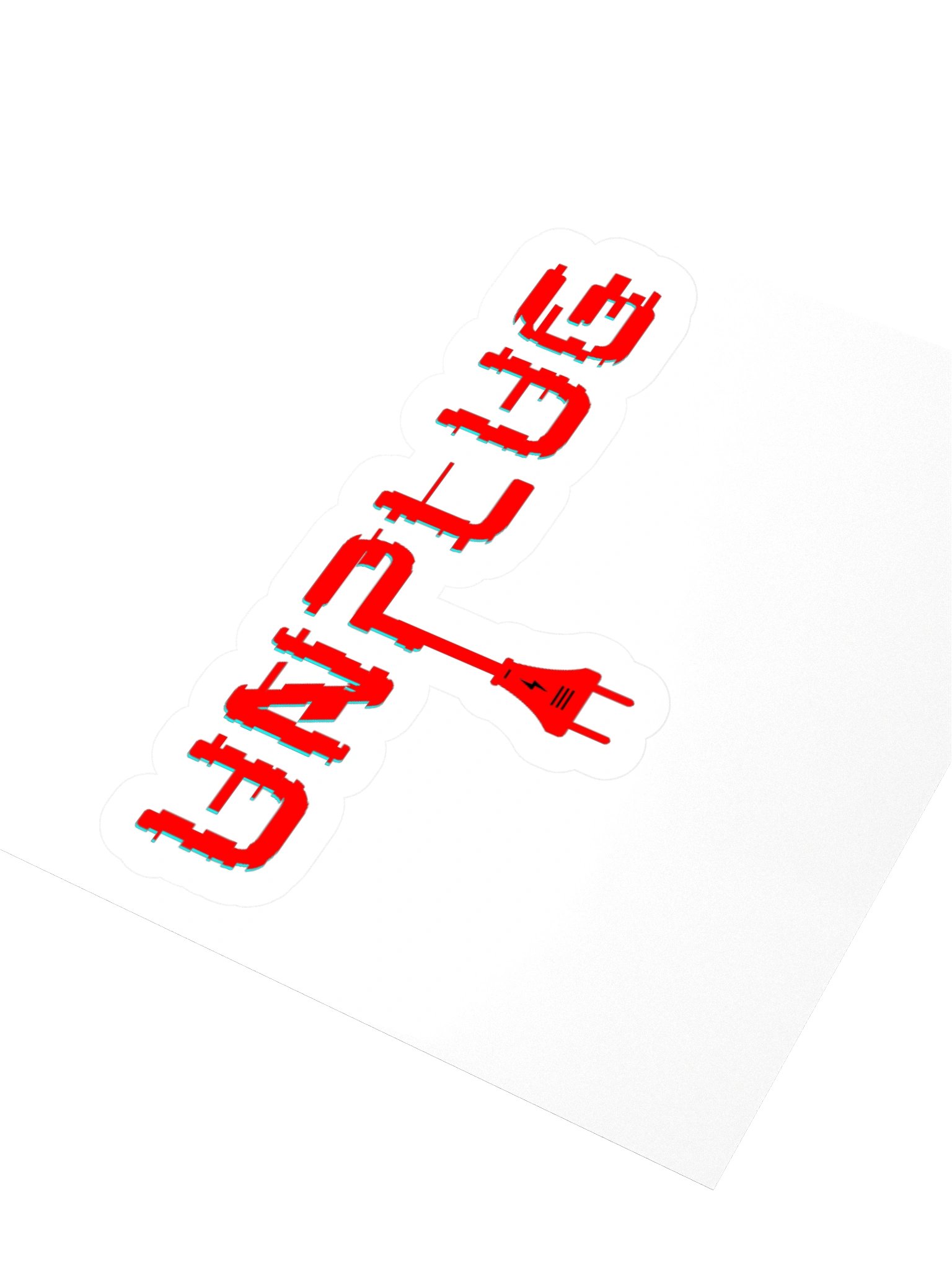 UNPLUG Logo Sticker product image (8)
