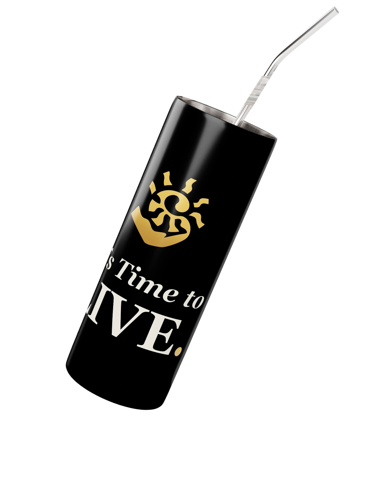 It's Time to LIVE Tumbler — Black product image (2)