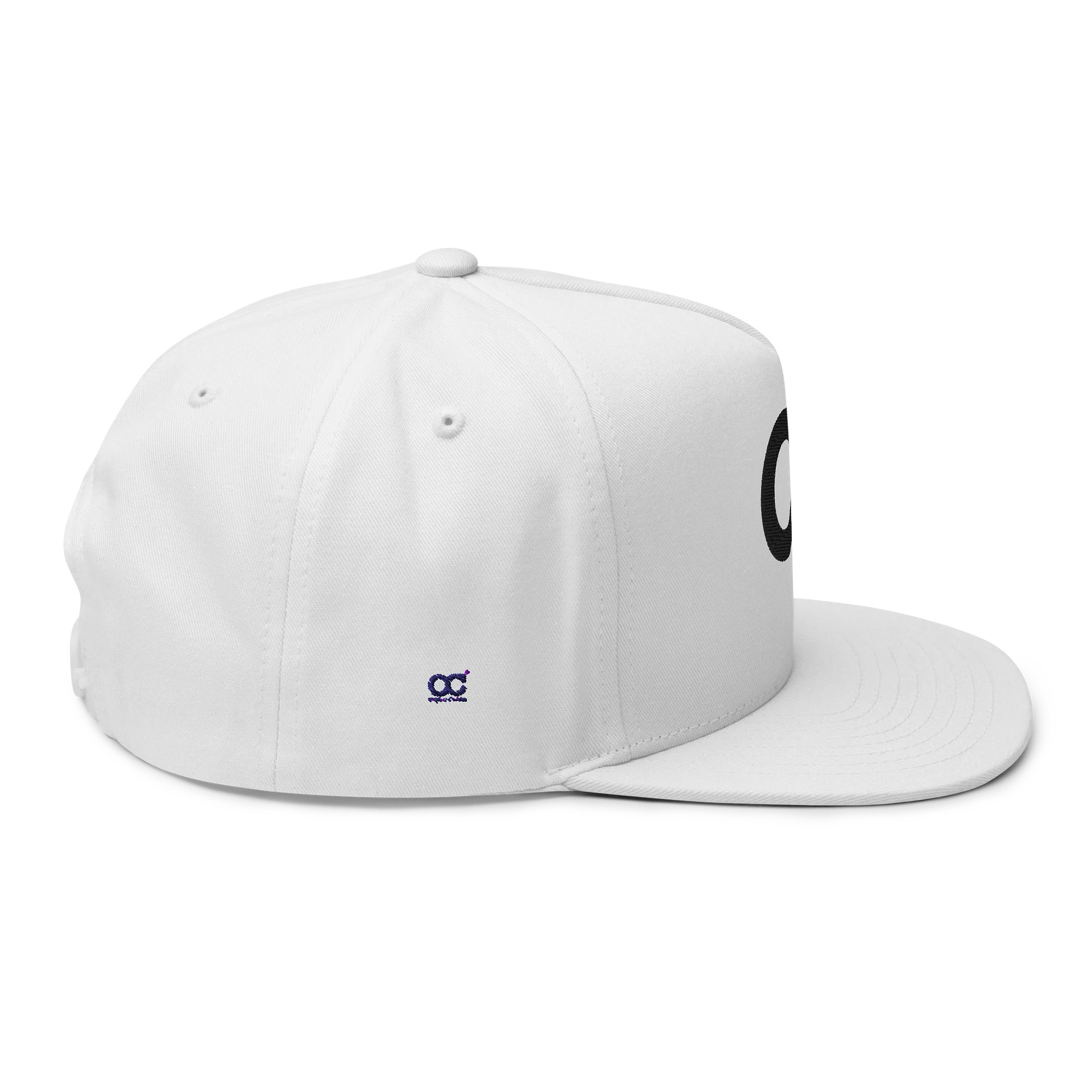 OC Core Flat Snapback Cap (Black Logo) product image (11)