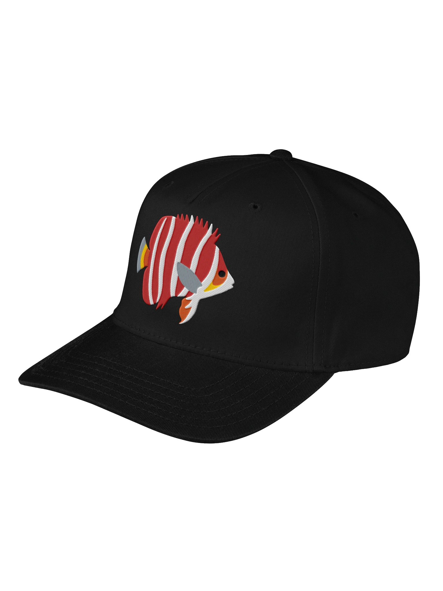 Peppermint Angelfish Mid-Profile Baseball Cap (Embroidered) for Reef and Marine Aquarium Lovers product image (5)