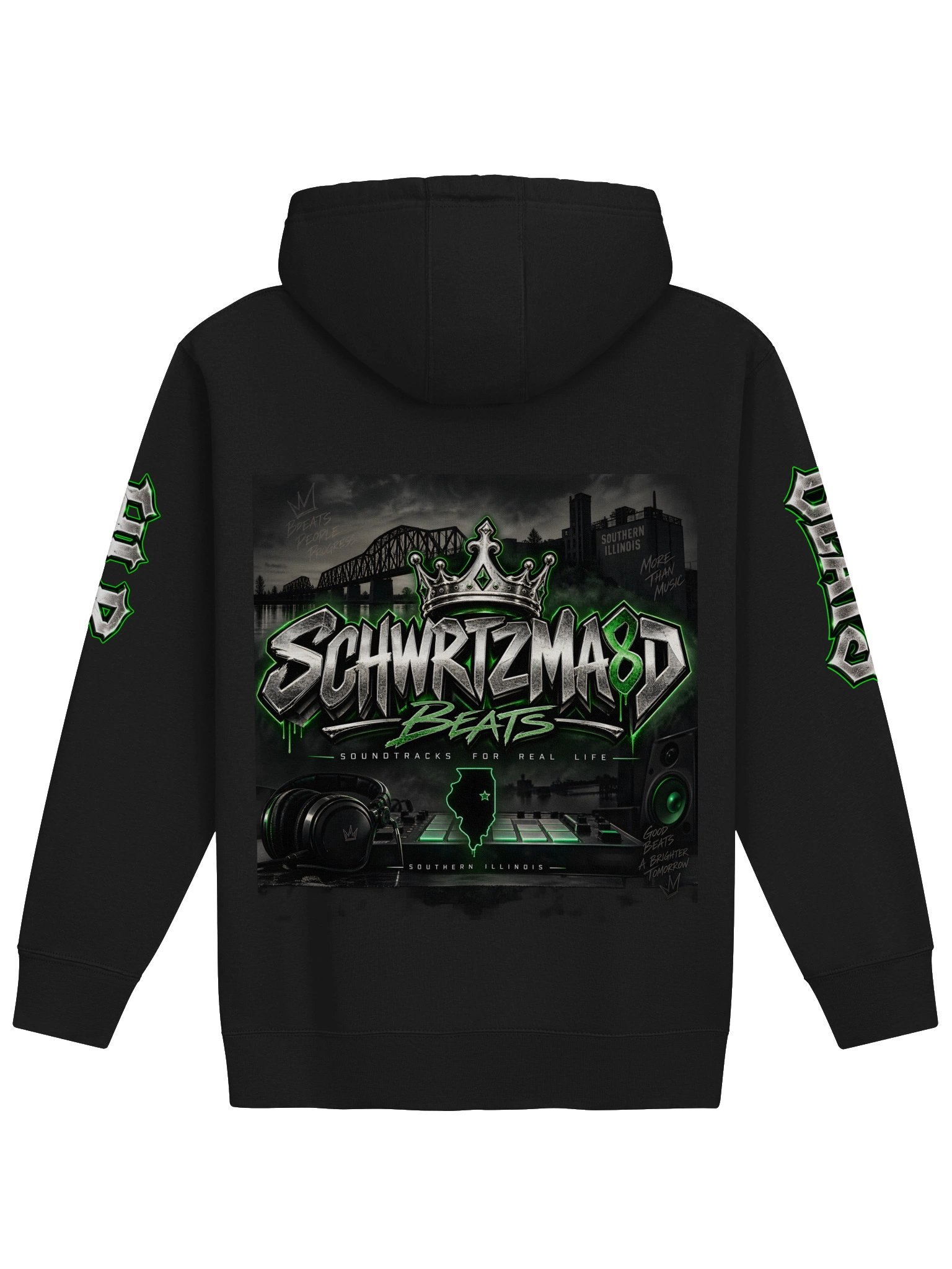 SCHWRTZMA8D BEATS Cotton Heritage Unisex Premium Hoodie product image (2)
