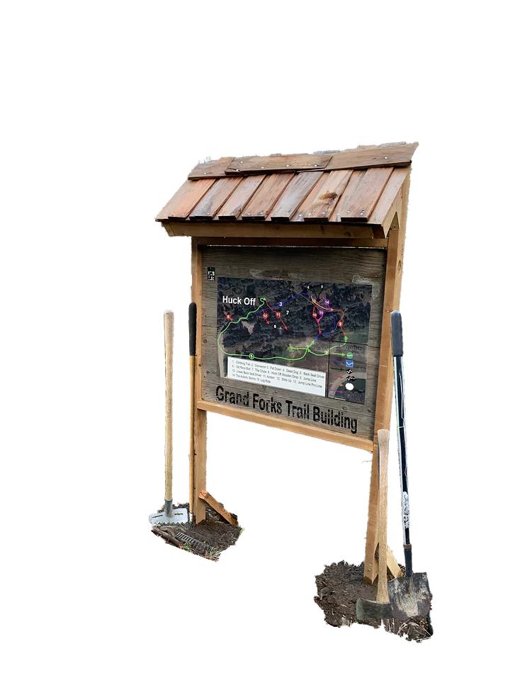 Grand Forks Trail Building Sticker product image (1)