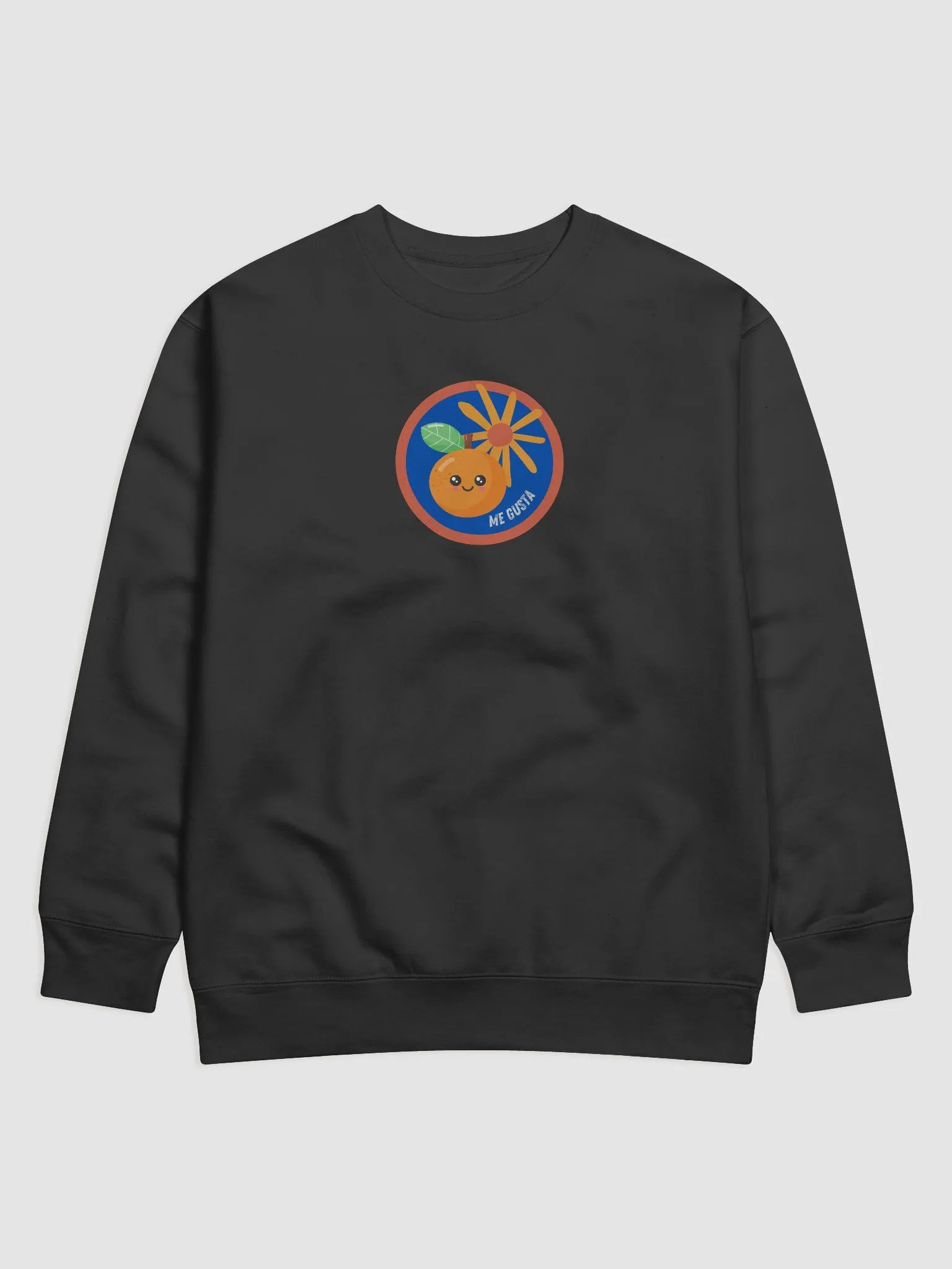 Me Gusta Orange Badge Sweatshirt product image (1)