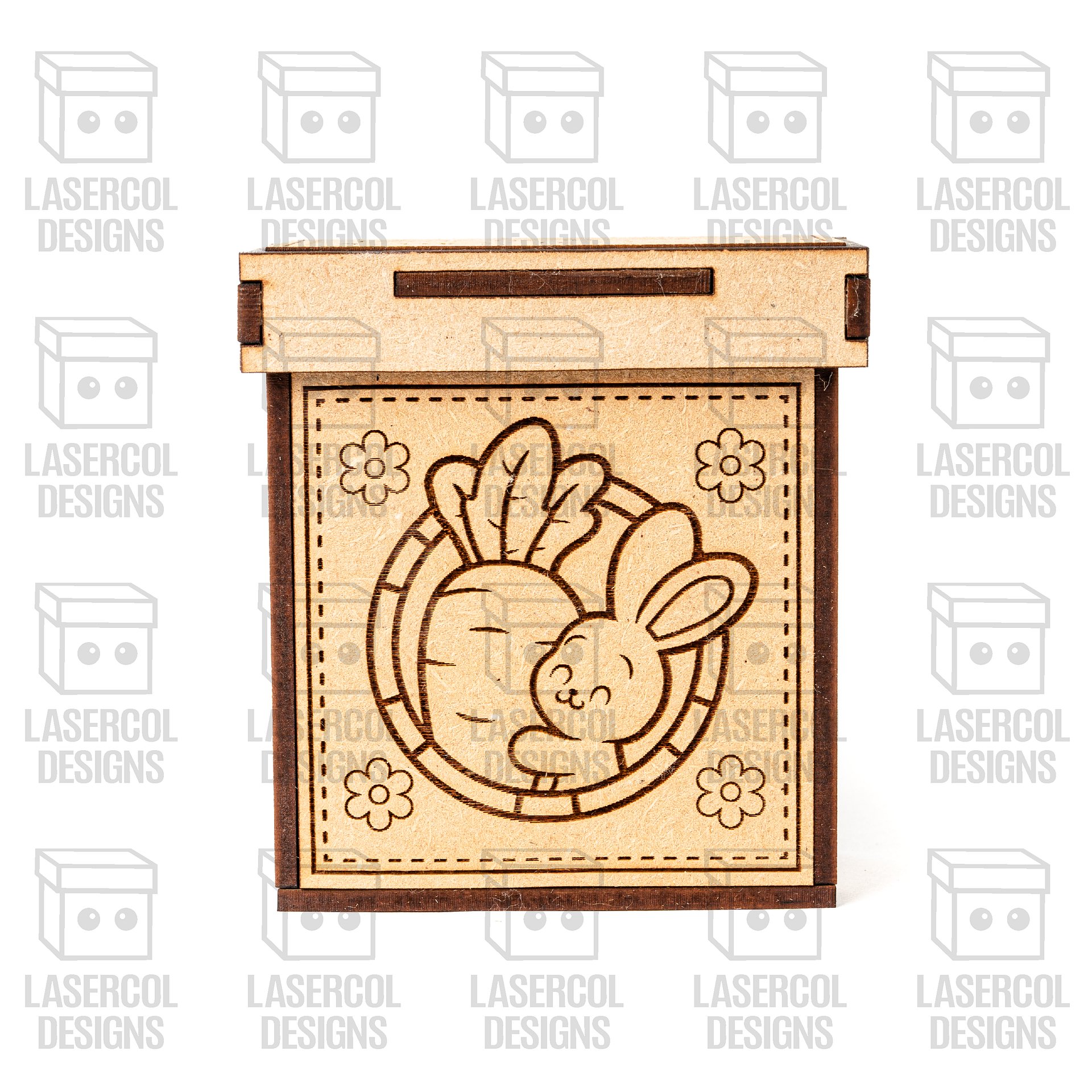 Easter Bunny Puzzle With Box Set 2 (2 Sizes) - Laser Cut Files product image (5)