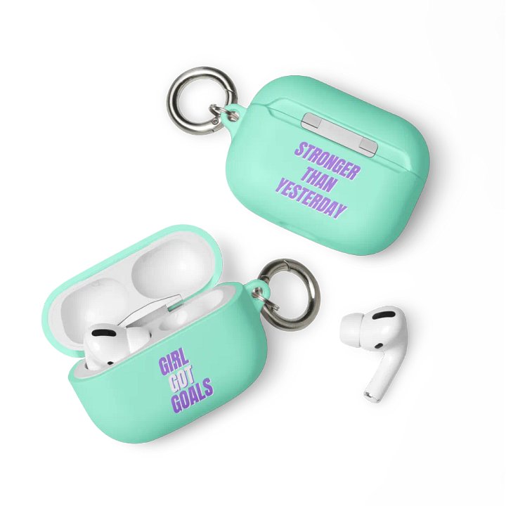 Stronger than Yesterday Airpods Case product image (1)