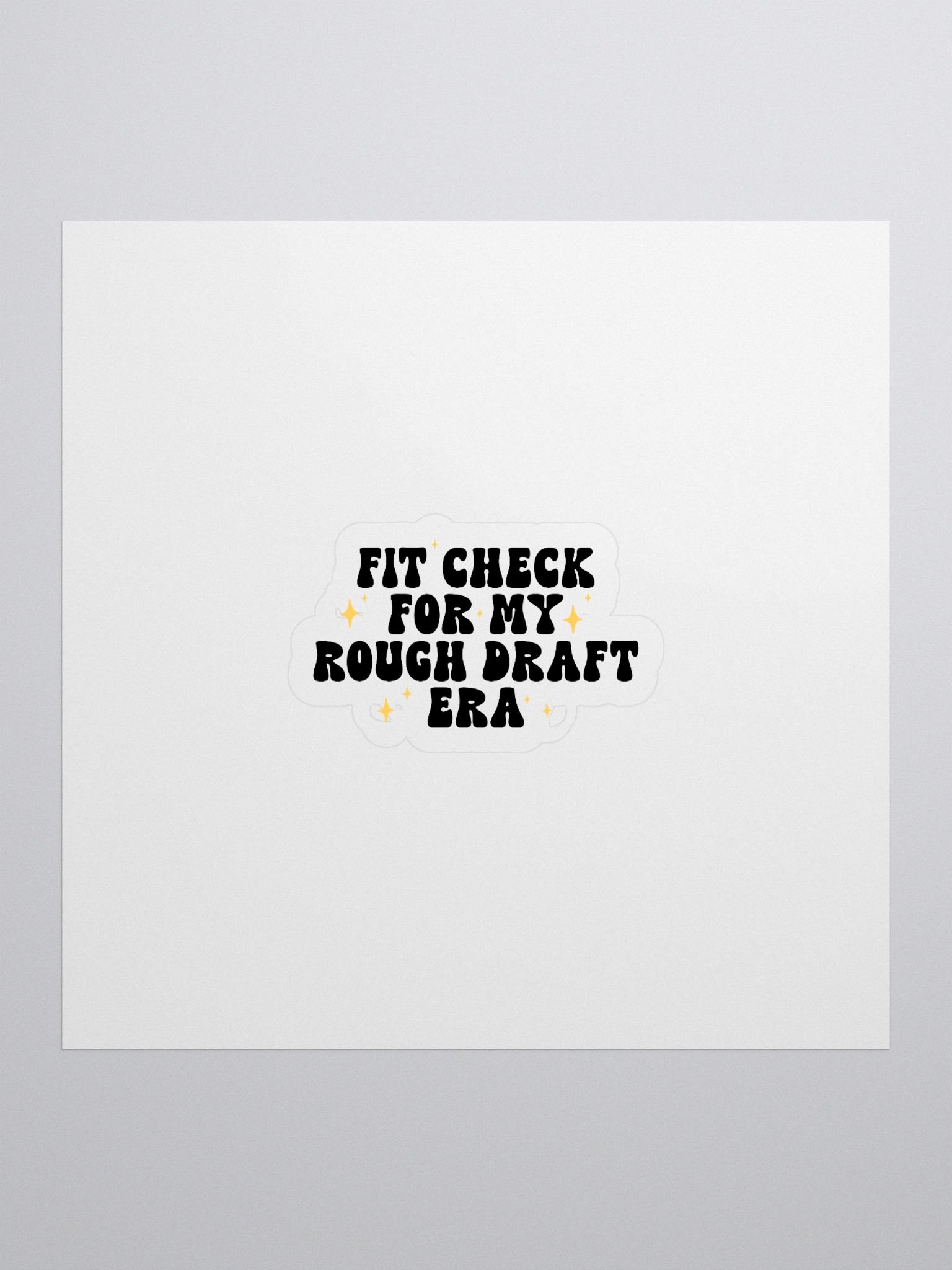 Rough Draft Era Sticker product image (1)