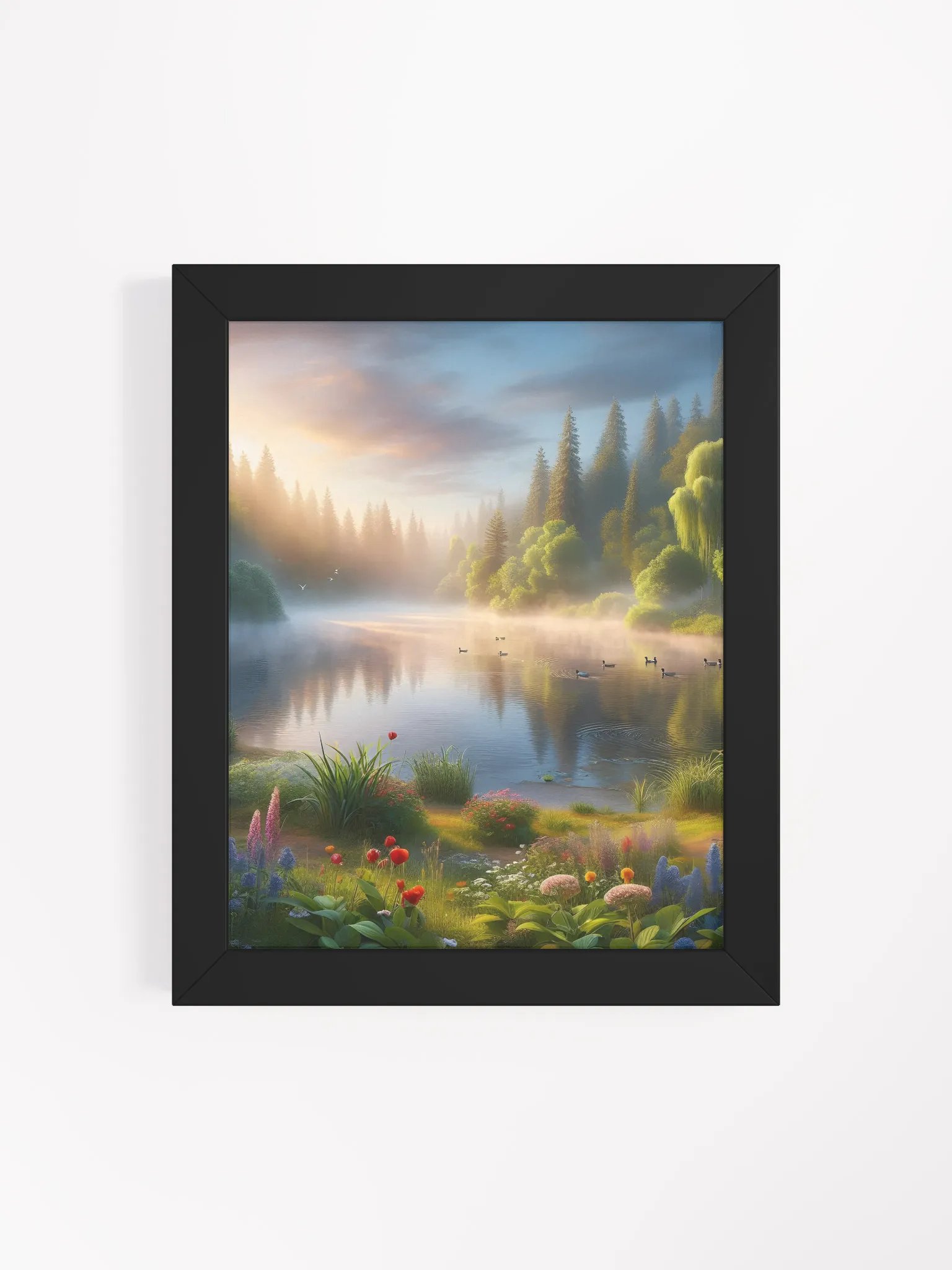 Morning Glow Matte Poster In Frame product image (87)