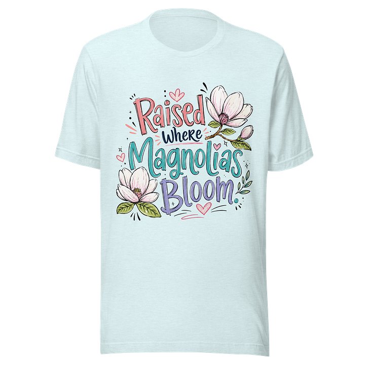 Raised Where Magnolias Bloom Doodle Tee product image (1)