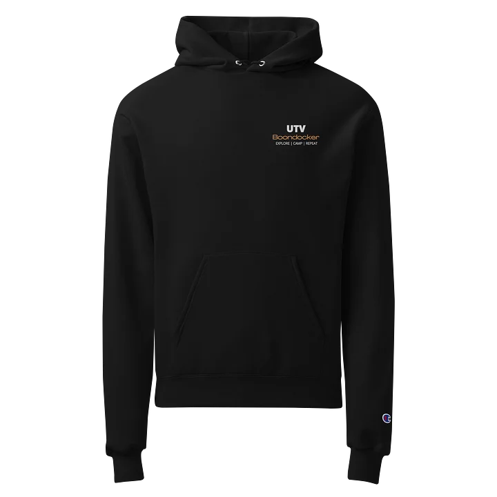 I poop in the woods Printed Champion Hoodie product image (1)