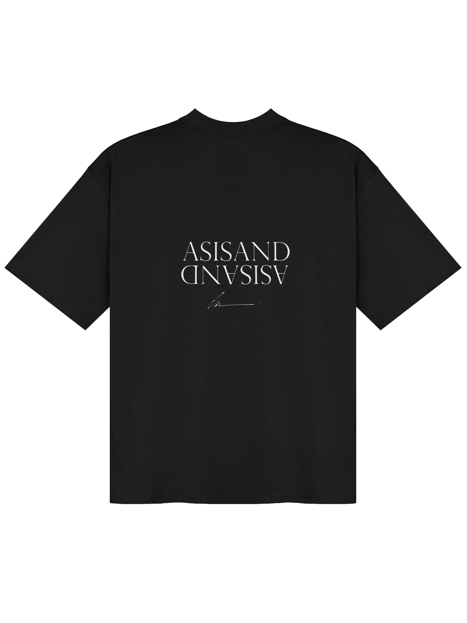 000 INTERSECTION UNISEX OVERSIZED T-SHIRT BK 16 product image (2)