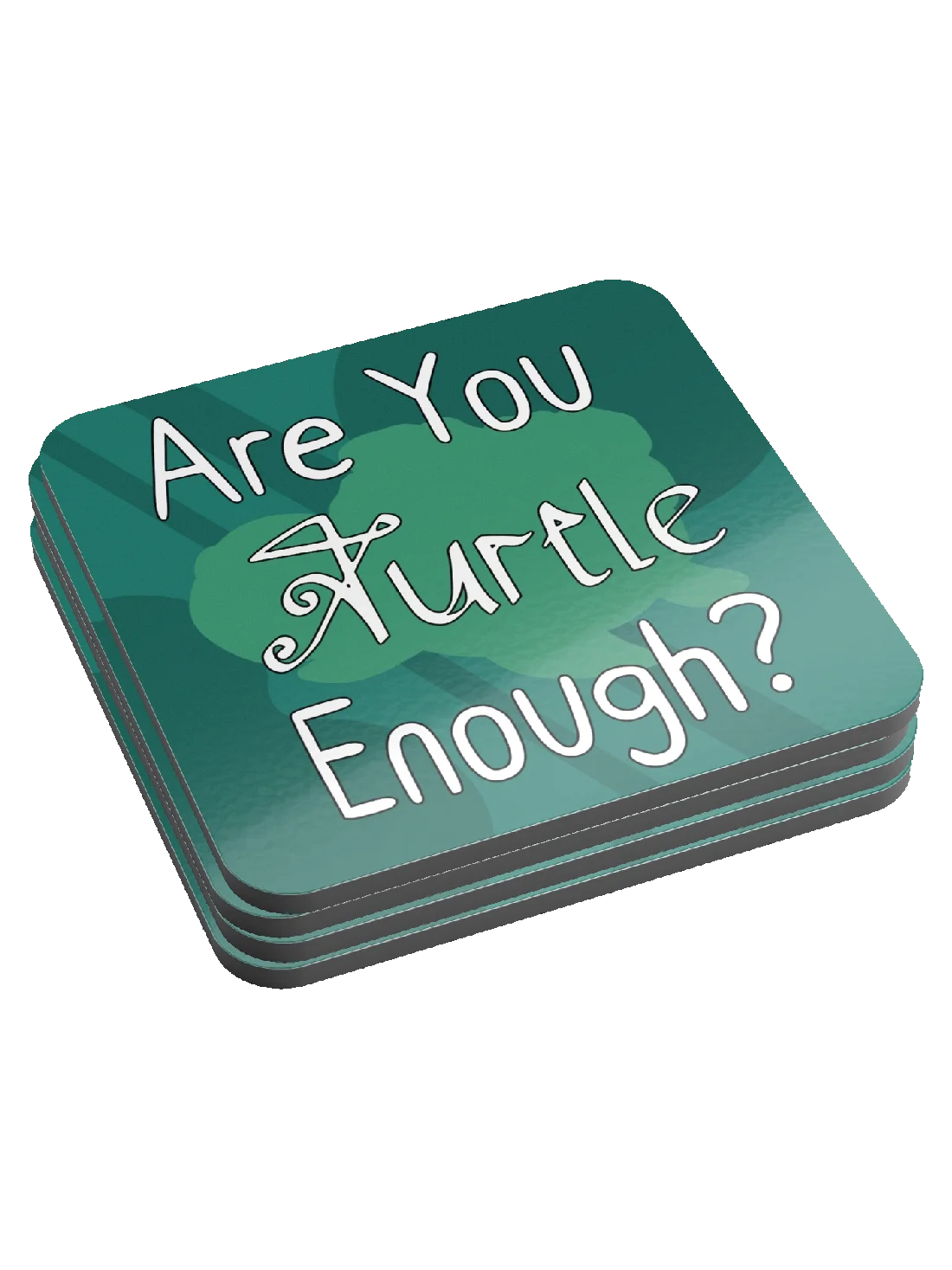 Are You Turtle Enough? Coaster 4-Pack product image (1)