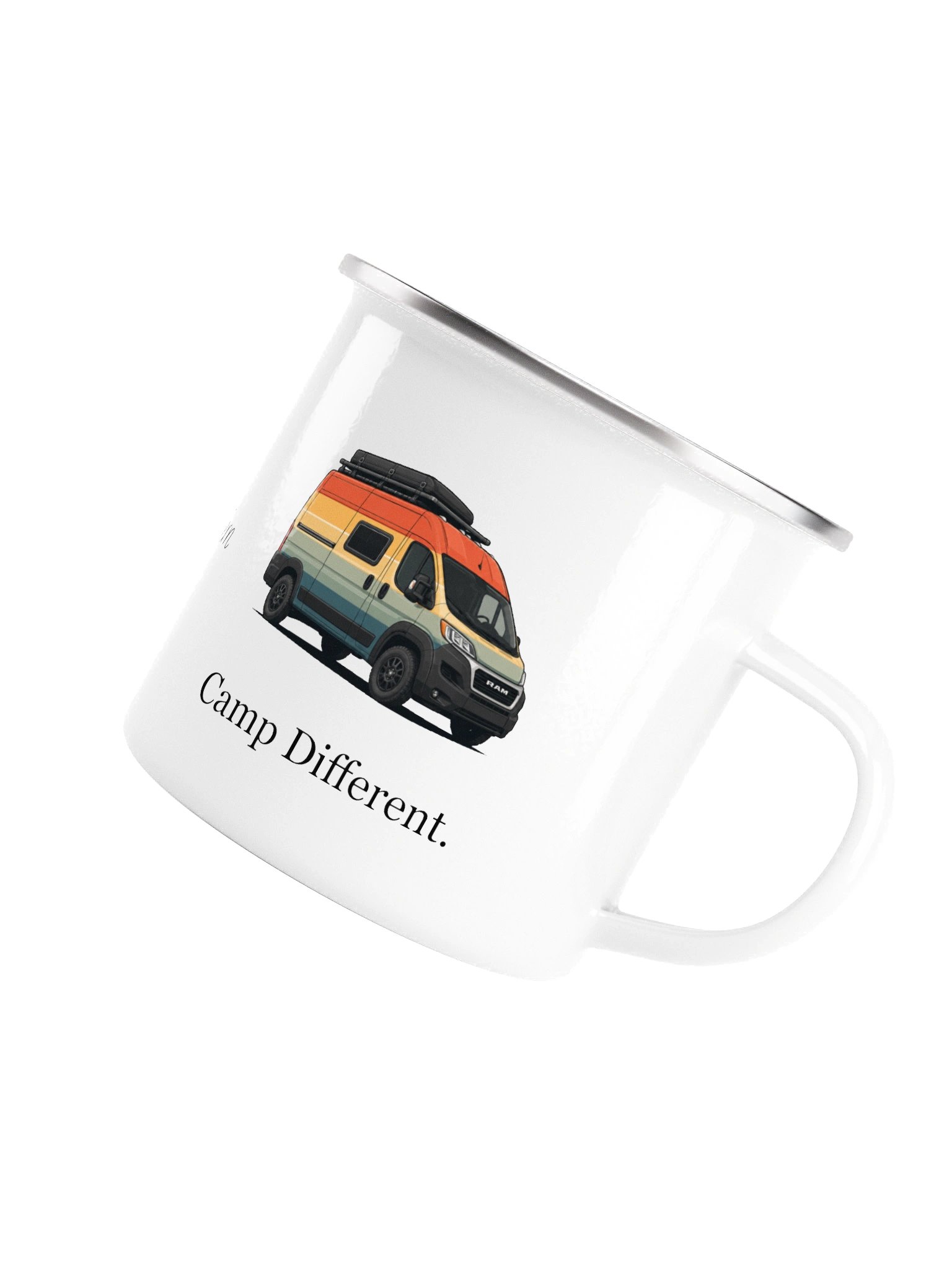 Camp Different. Enamel mug product image (5)