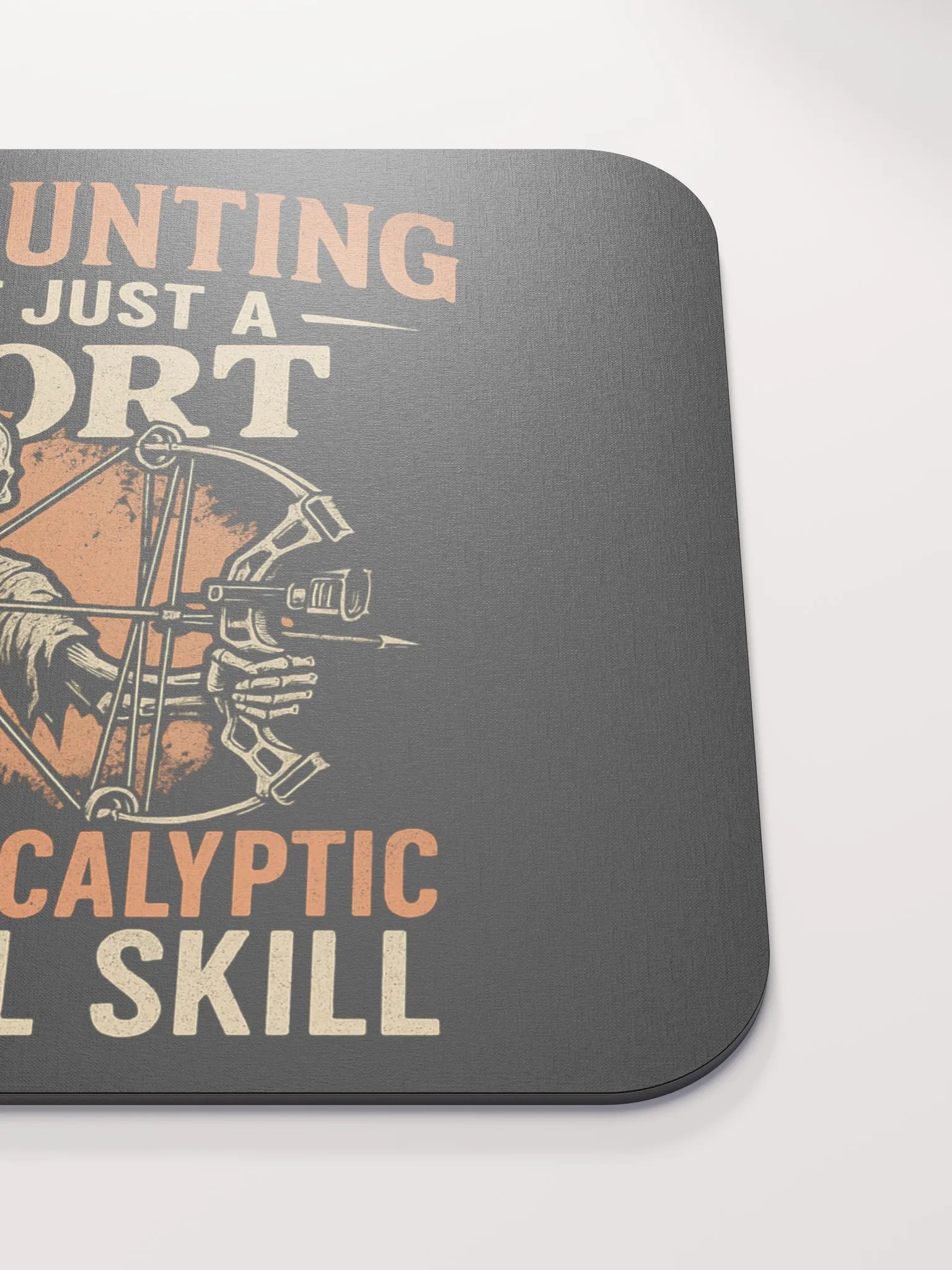 Bowhunting Mouse Pad – Post-Apocalyptic Workstation Humor product image (5)