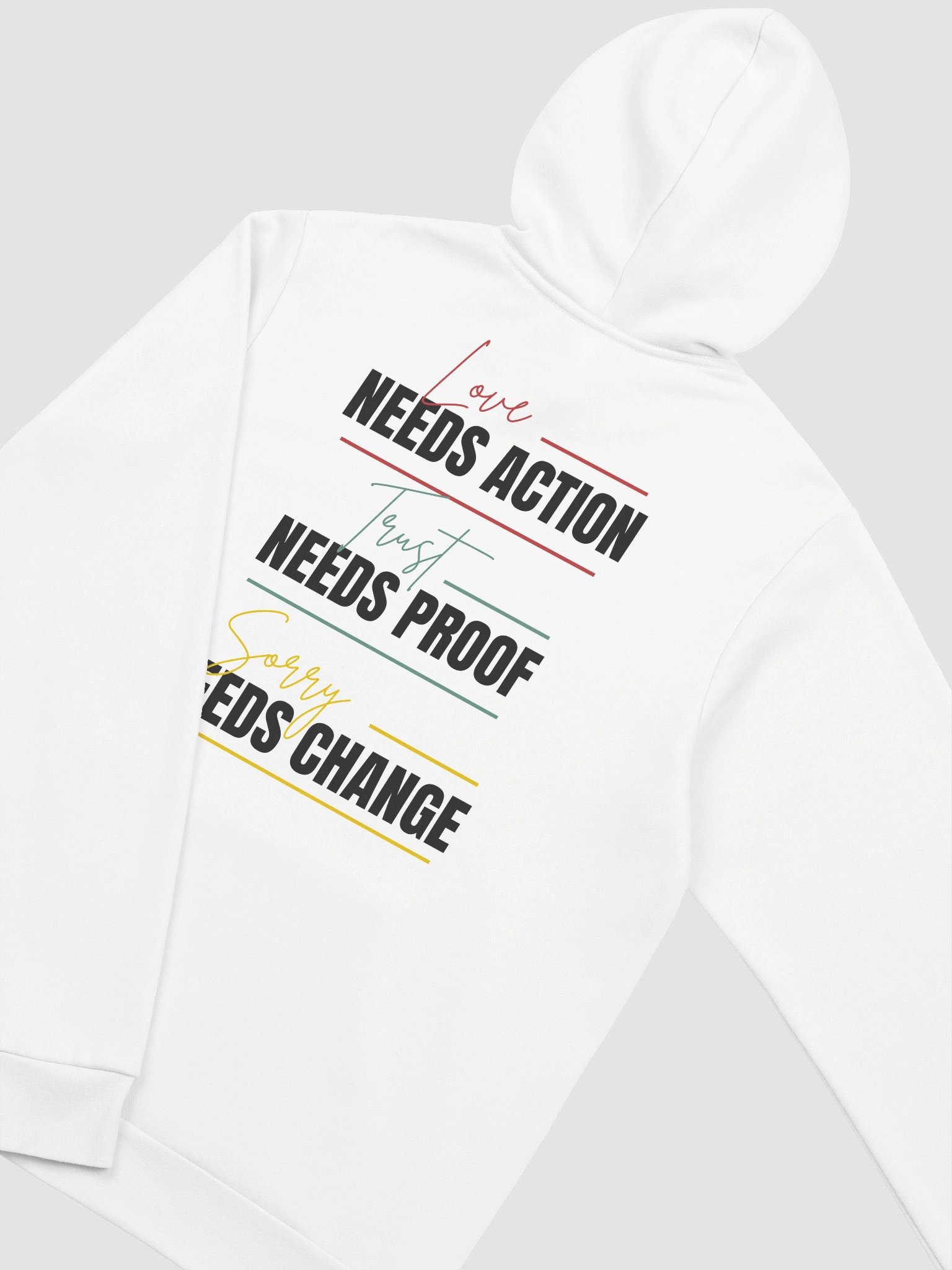 Supersoft Hoodie - Love needs action product image (5)