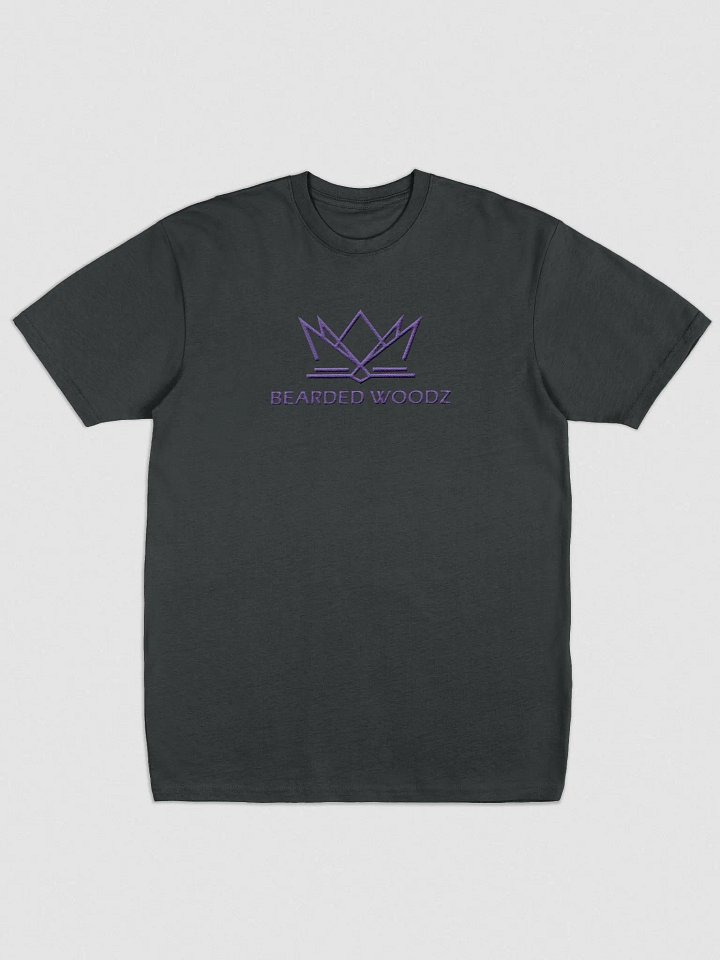 Men's Classic Bearded Woodz T-Shirt (Purple Embroidery) product image (1)