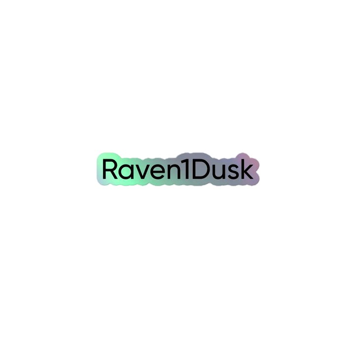 Raven1Dusk Sticker | Holographic product image (1)
