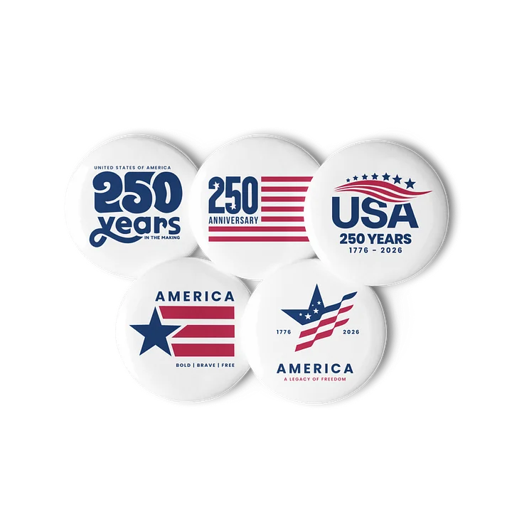 Legacy of Freedom Pin Button Set product image (3)