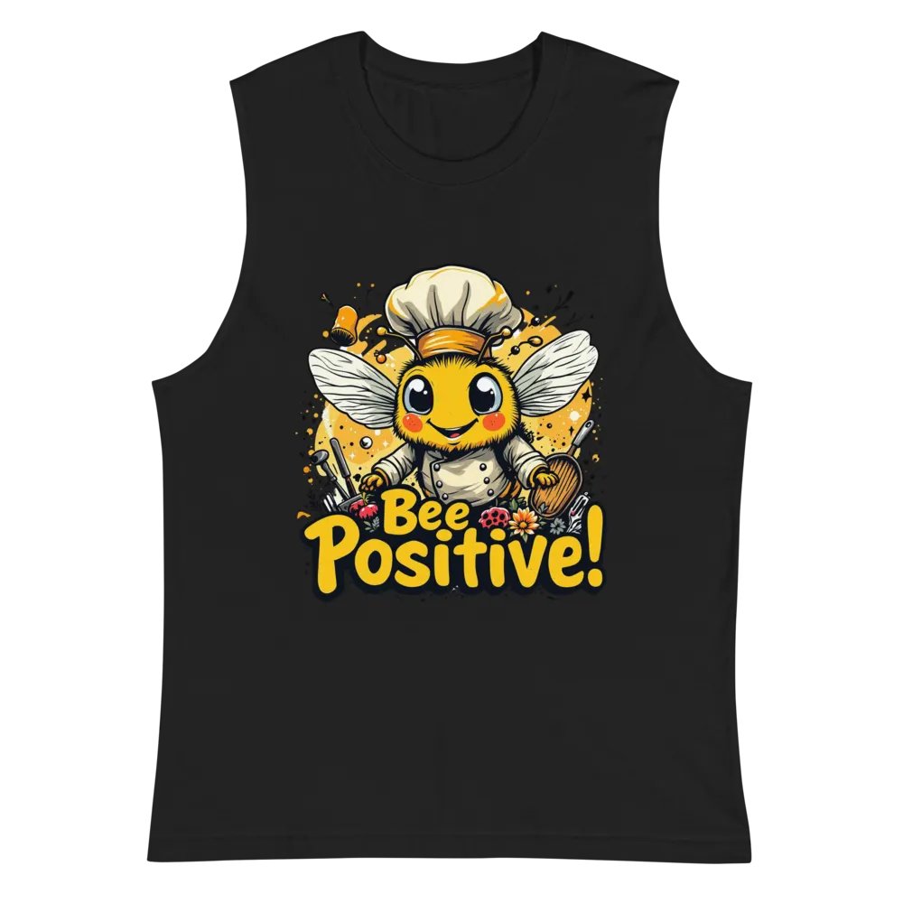 Bee Positive! Chef Bee Muscle Tank product image (2)