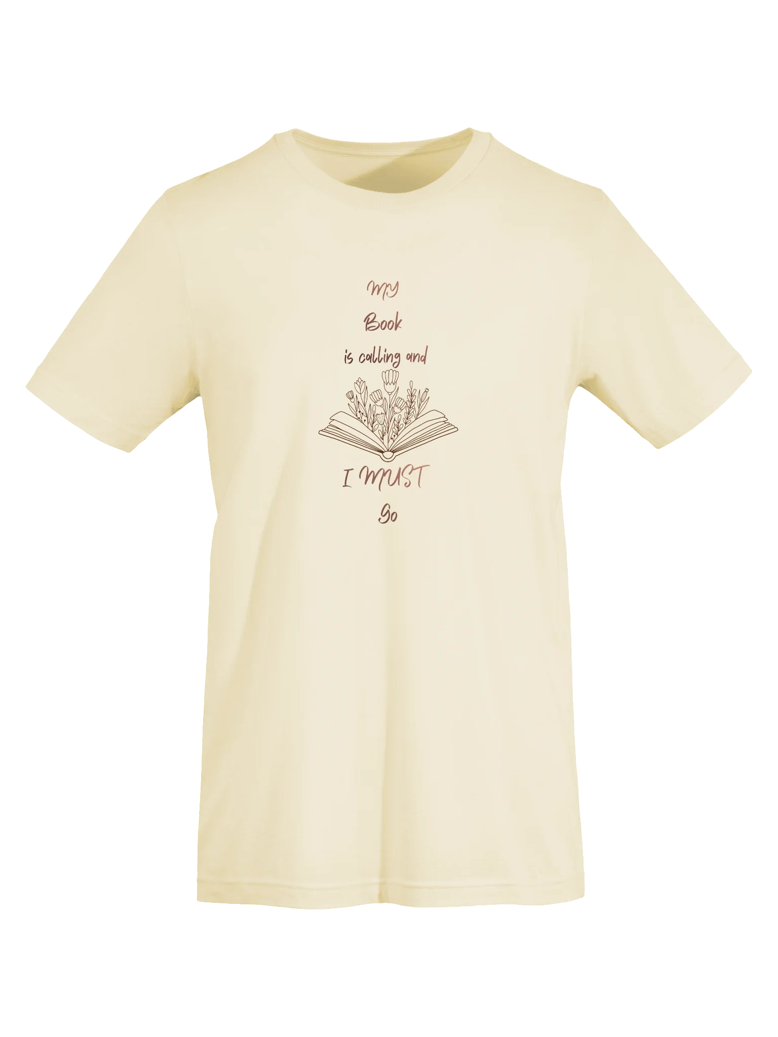 My Book Is Calling and I Must Go Tee product image (26)