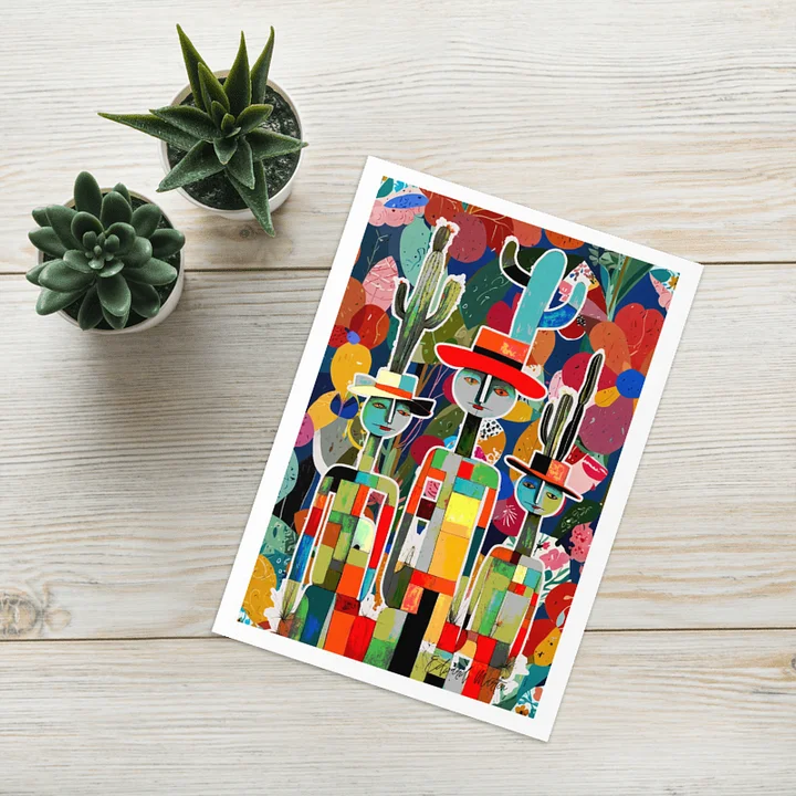 Cacti Amigos by Edward Martin Card product image (2)