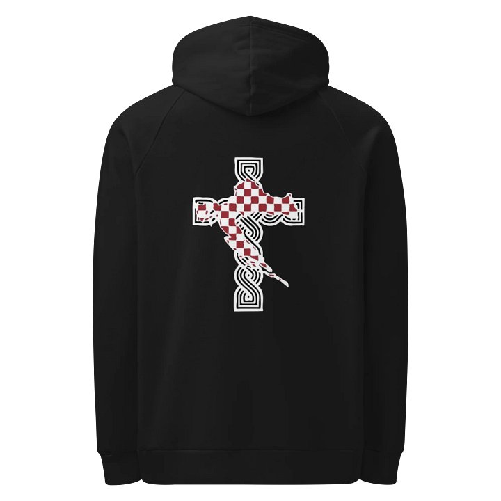 Checkered Cross Artistic Unisex Hoodie product image (1)