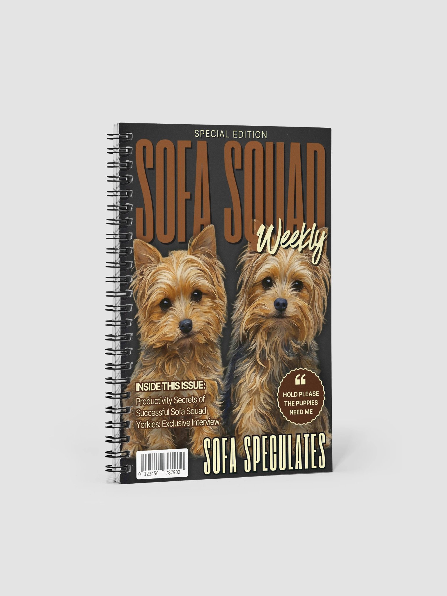 Sofa Squad Weekly Special Edition Spiral Notebook product image (1)