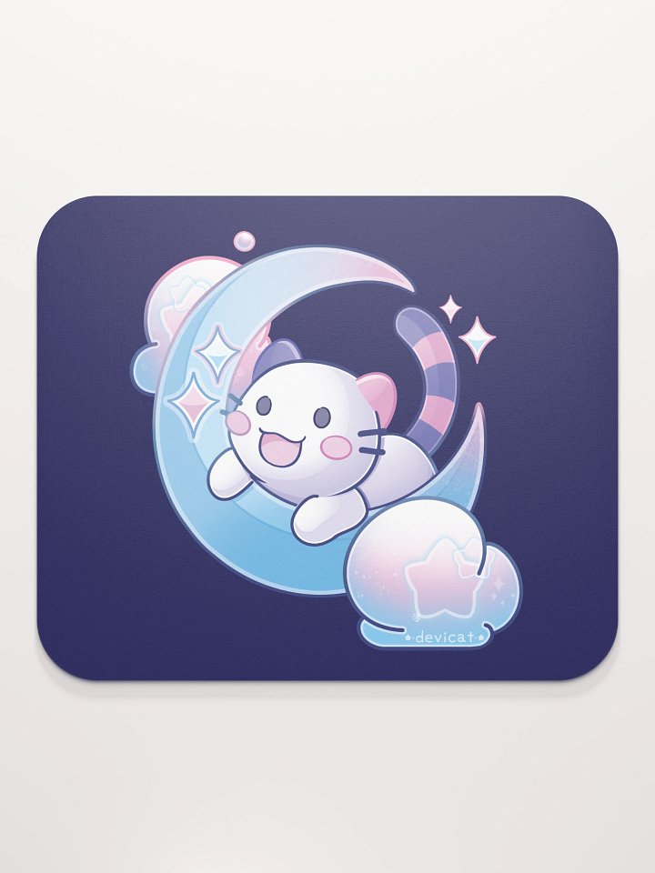 CandiCat on the Moon 2025 Mouse Pad product image (2)