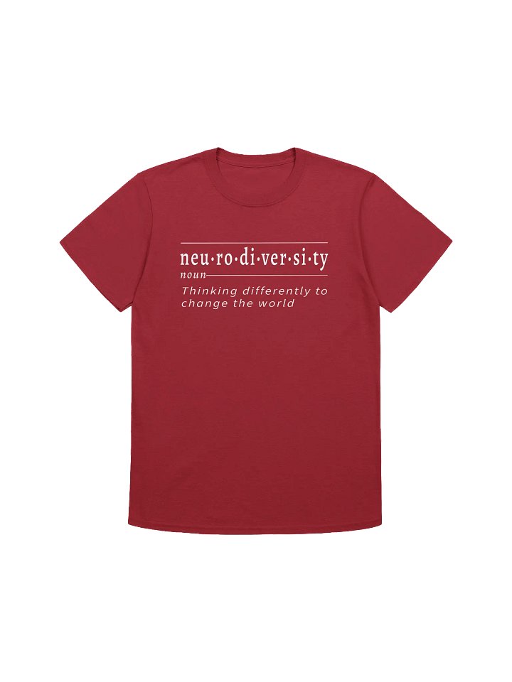 Neurodiversity Def Unisex Tee wht v2 product image (1)